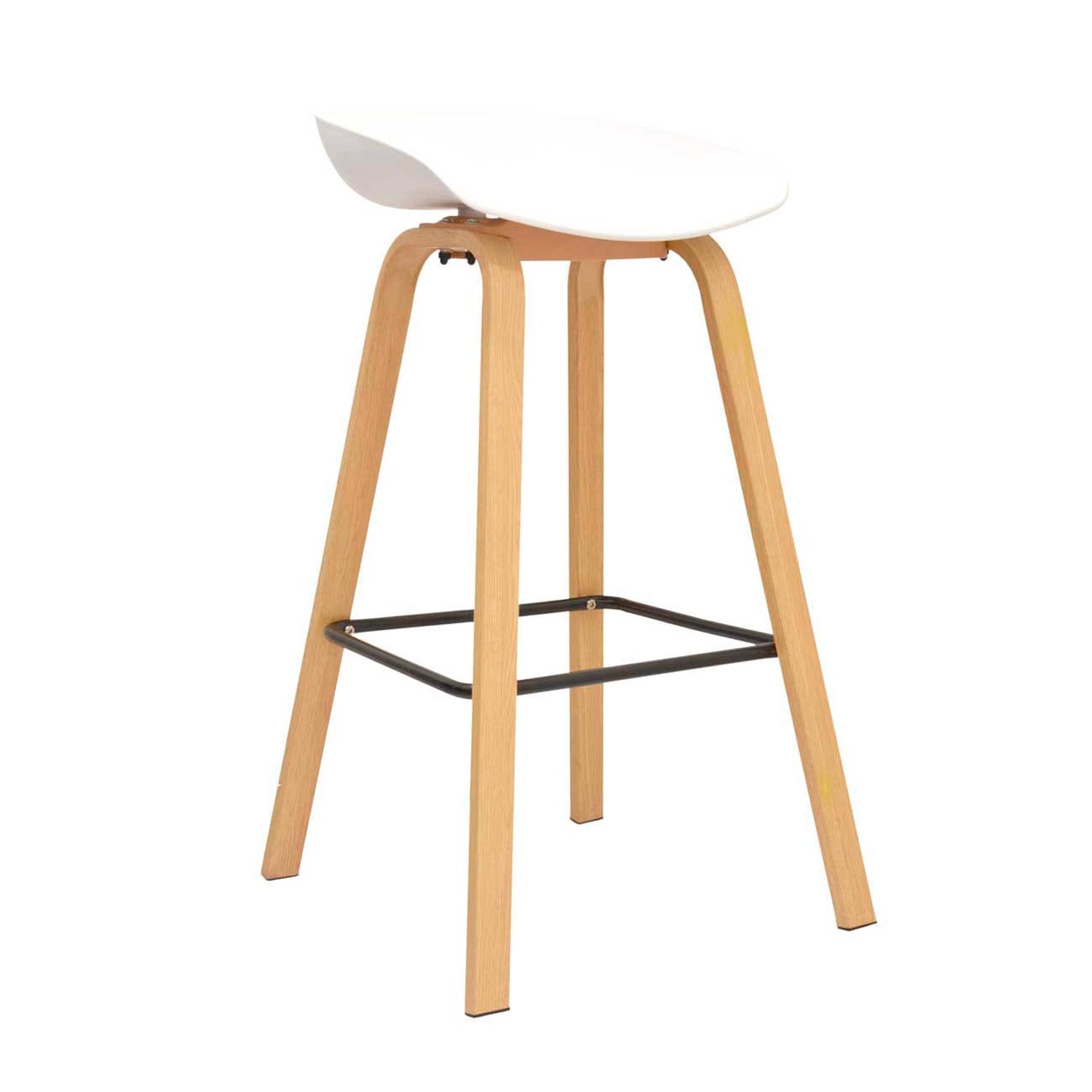 SILLA PARA BAR MISURI BUTACO 65 CM. BLANCO OFIDEAS - 1
