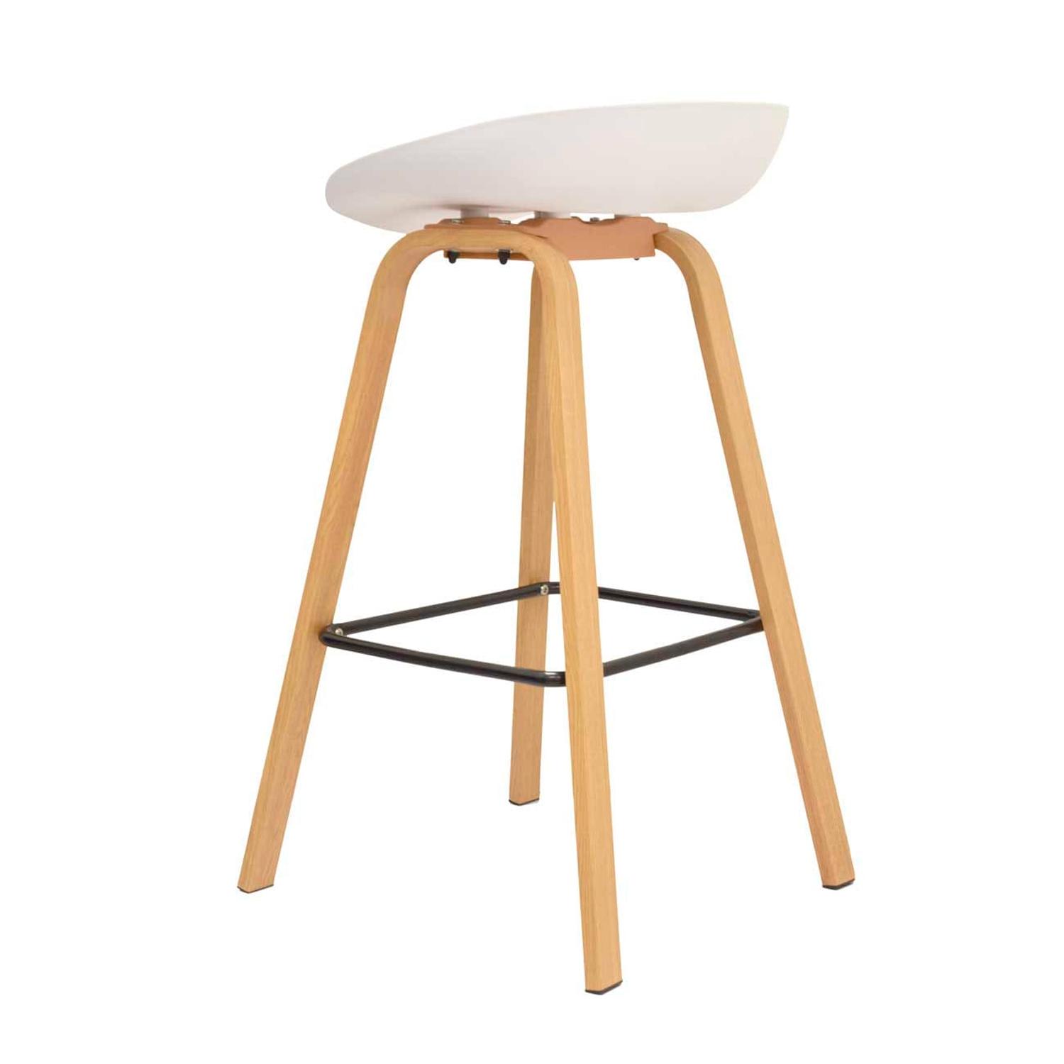SILLA PARA BAR MISURI BUTACO 65 CM. BLANCO OFIDEAS - 4