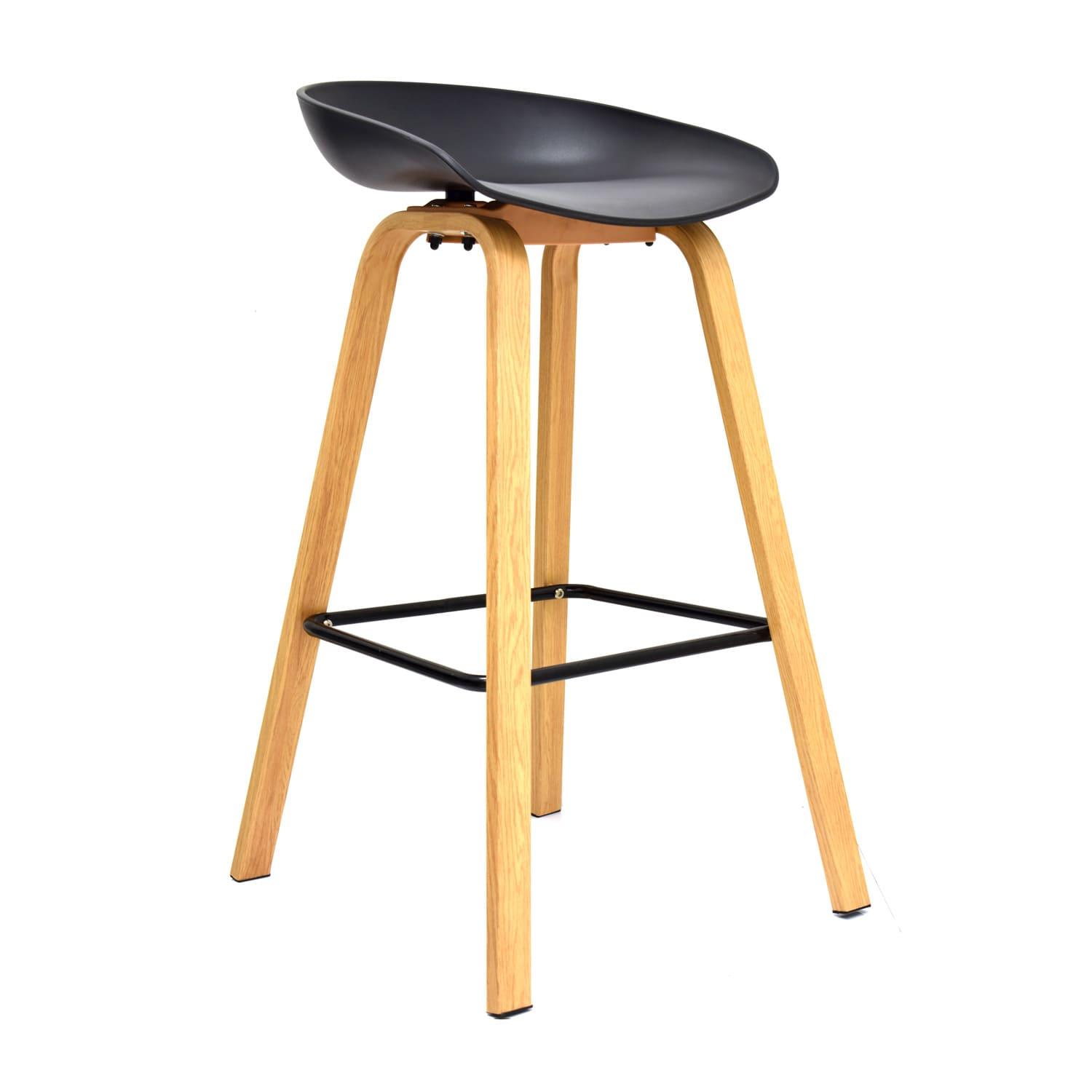 SILLA PARA BAR MISURI BUTACO 75 CM. NEGRO OFIDEAS - 1