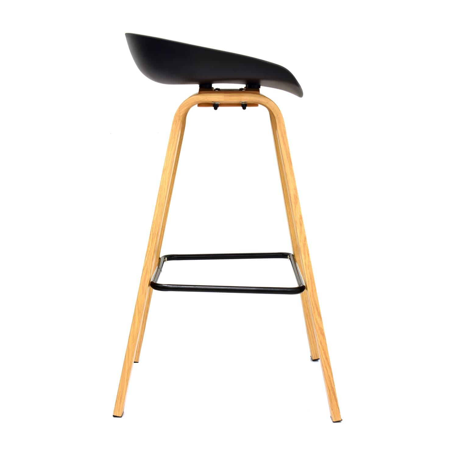 SILLA PARA BAR MISURI BUTACO 75 CM. NEGRO OFIDEAS - 2