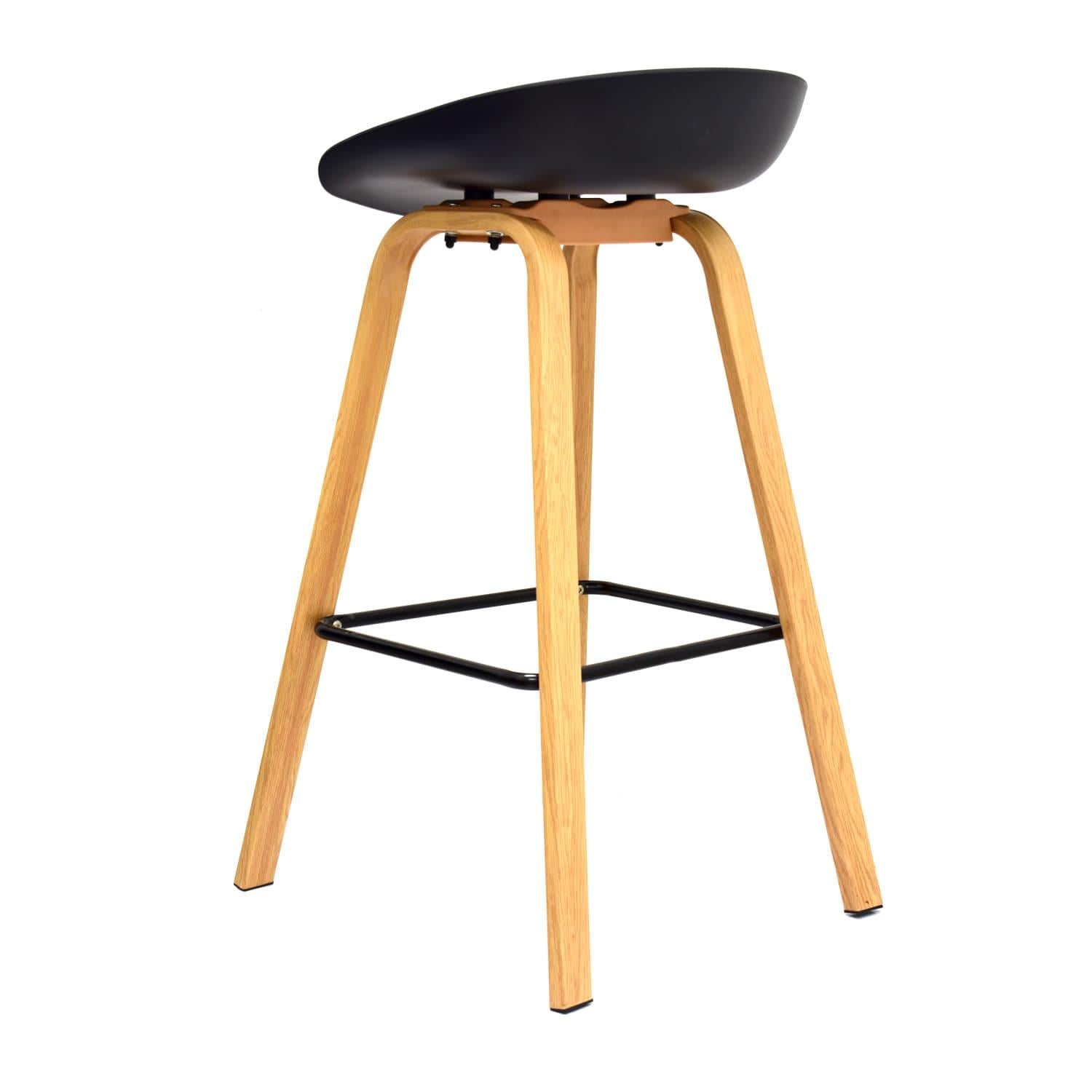 SILLA PARA BAR MISURI BUTACO 75 CM. NEGRO OFIDEAS - 4