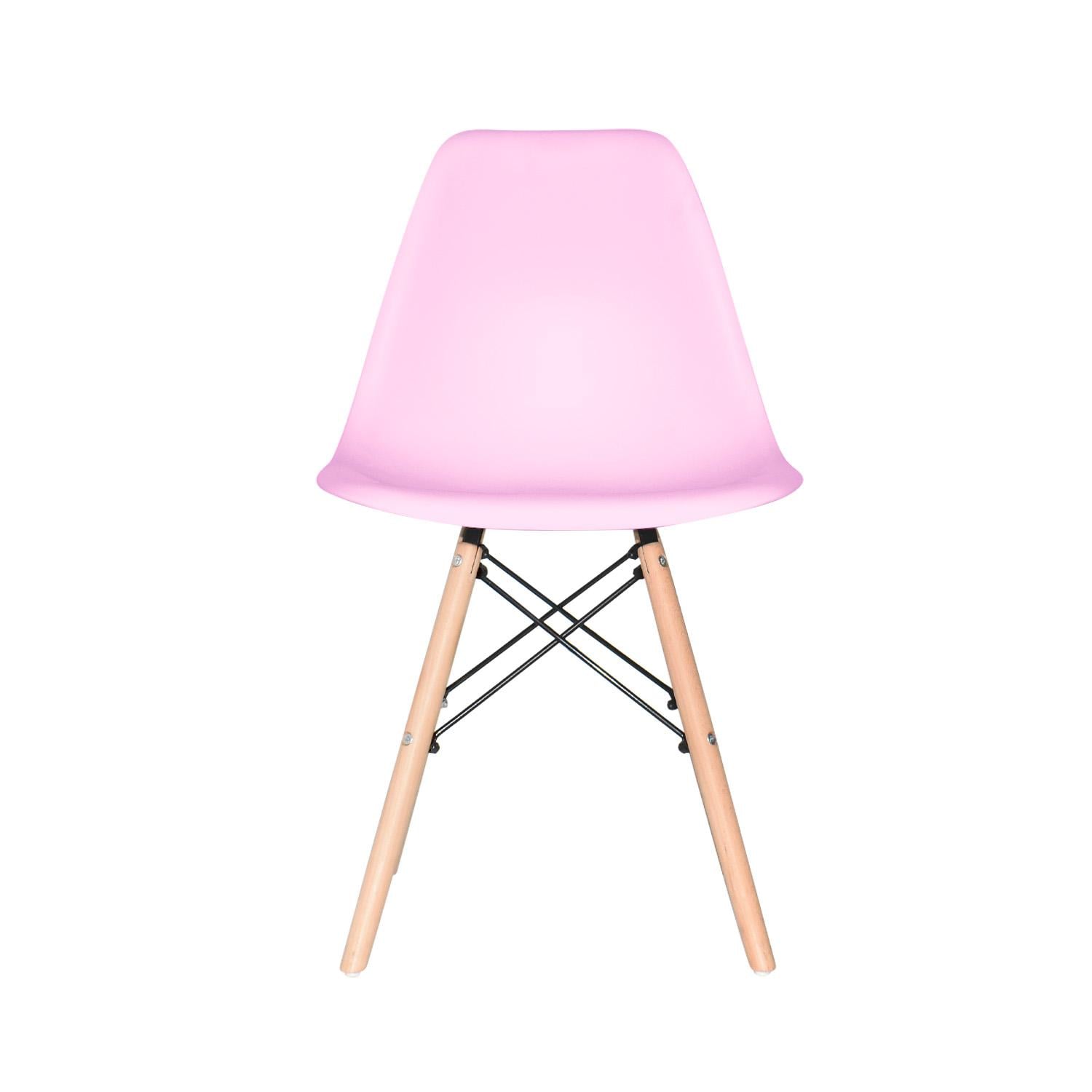 SILLA DE COMEDOR DISEÑO EAMES ROSADO OFIDEAS - 2