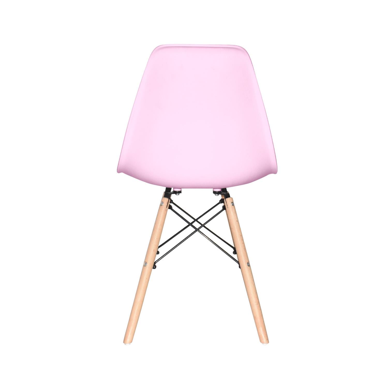 SILLA DE COMEDOR DISEÑO EAMES ROSADO OFIDEAS - 5