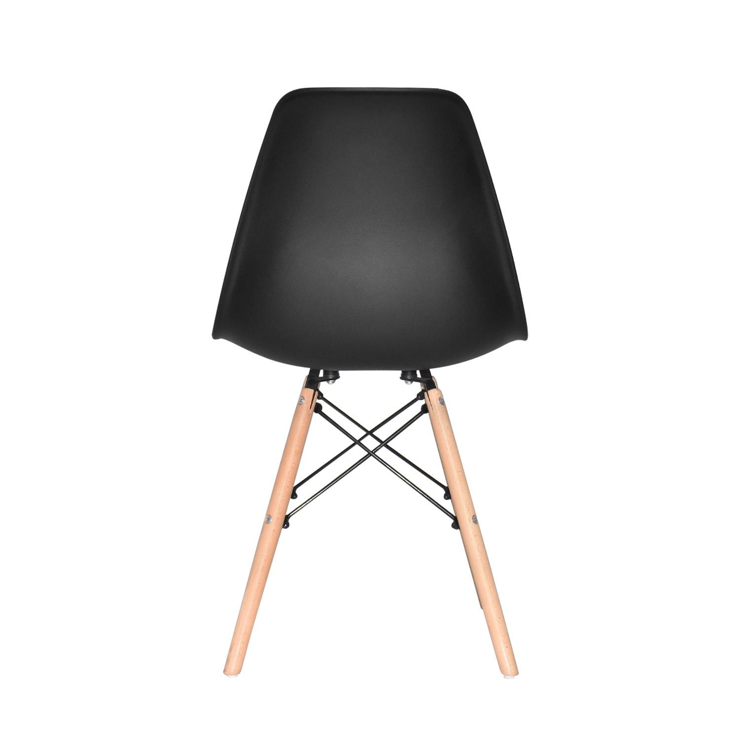 SILLA DE COMEDOR DISEÑO EAMES NEGRO OFIDEAS - 5