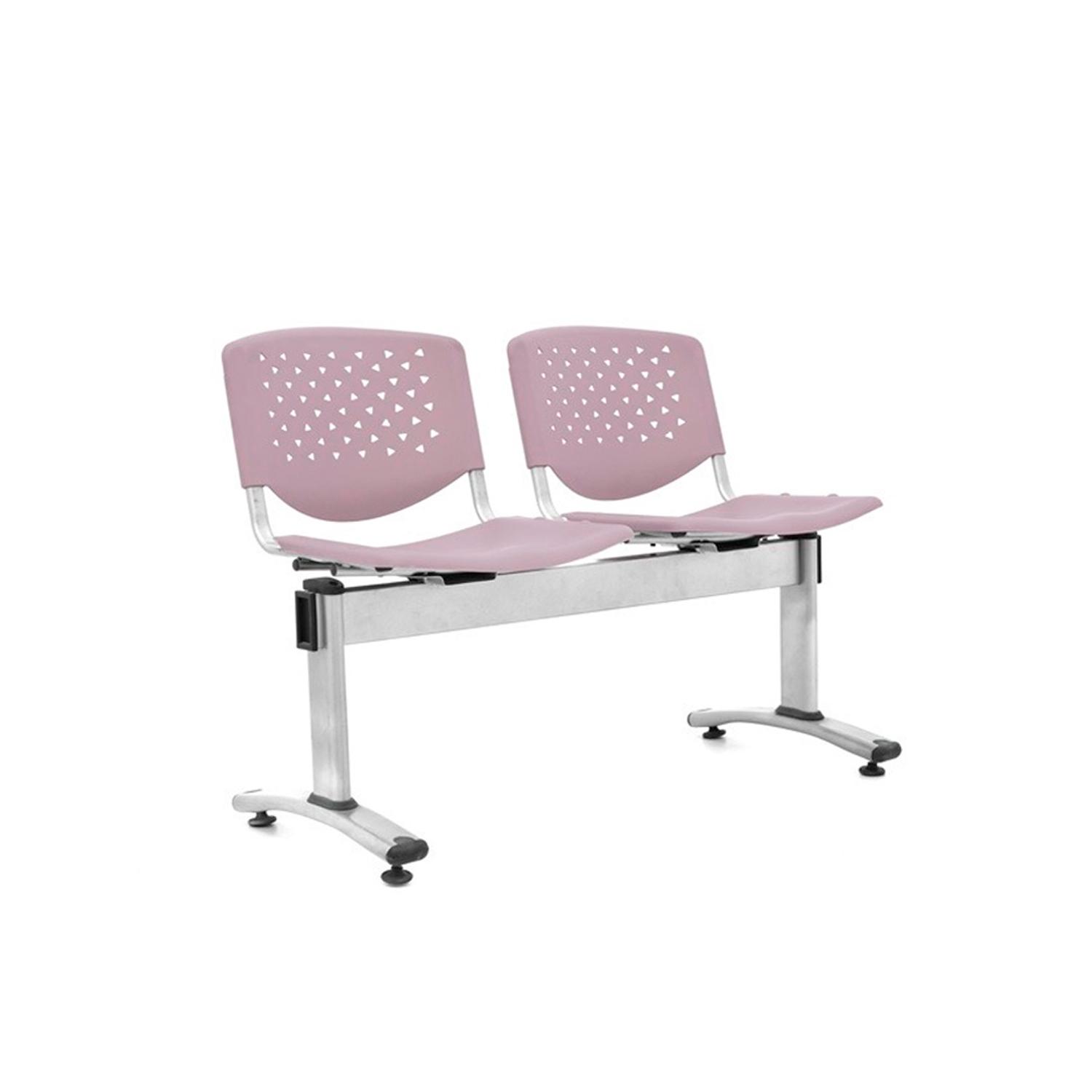 BANQUETA DE ESPERA PRISMA PRO GRIS 2 ASIENTOS EG OFIDEAS - 1