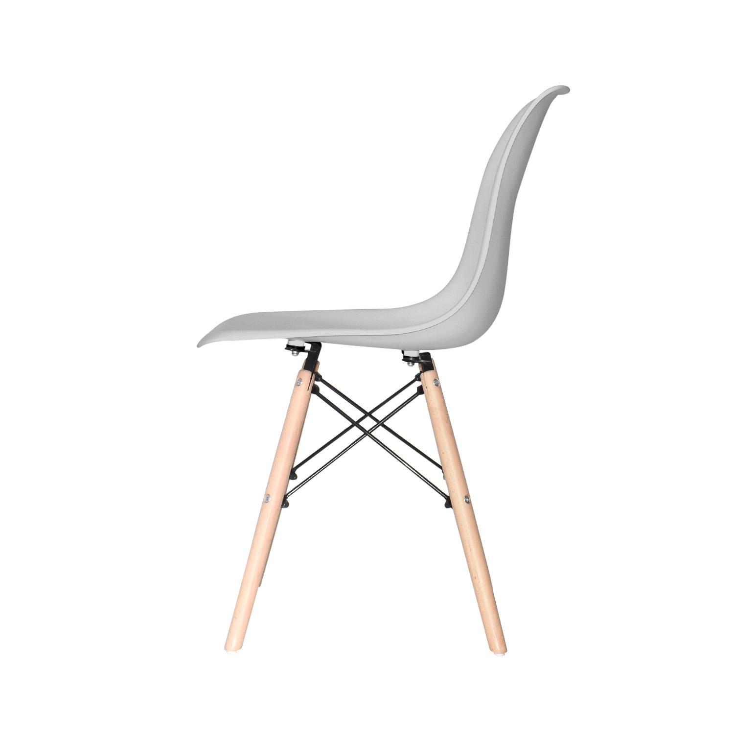SILLA DE COMEDOR DISEÑO EAMES GRIS OFIDEAS - 4