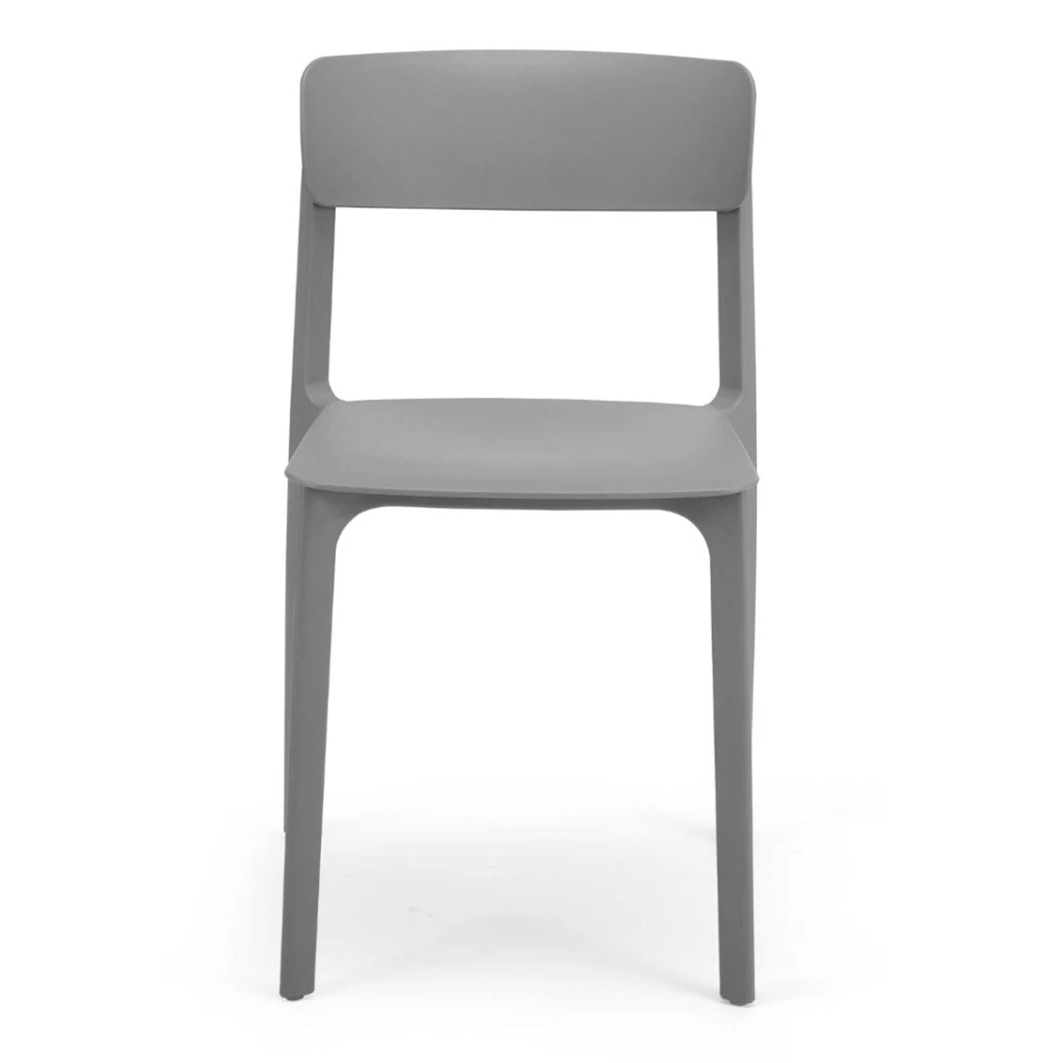 SILLA DE COMEDOR DISEÑO CLAY GRIS OFIDEAS - 4