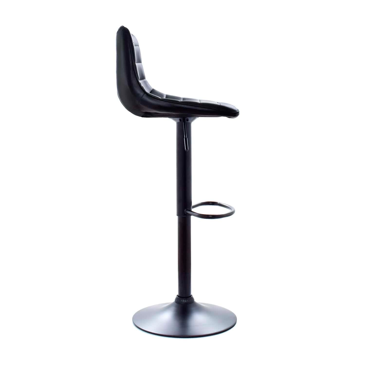 SILLA DE BAR PATRICK EN NEGRO REGULABLE ALTURA OFIDEAS - 3
