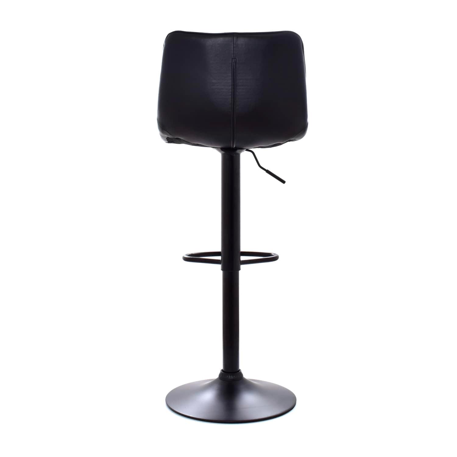 SILLA DE BAR PATRICK EN NEGRO REGULABLE ALTURA OFIDEAS - 4