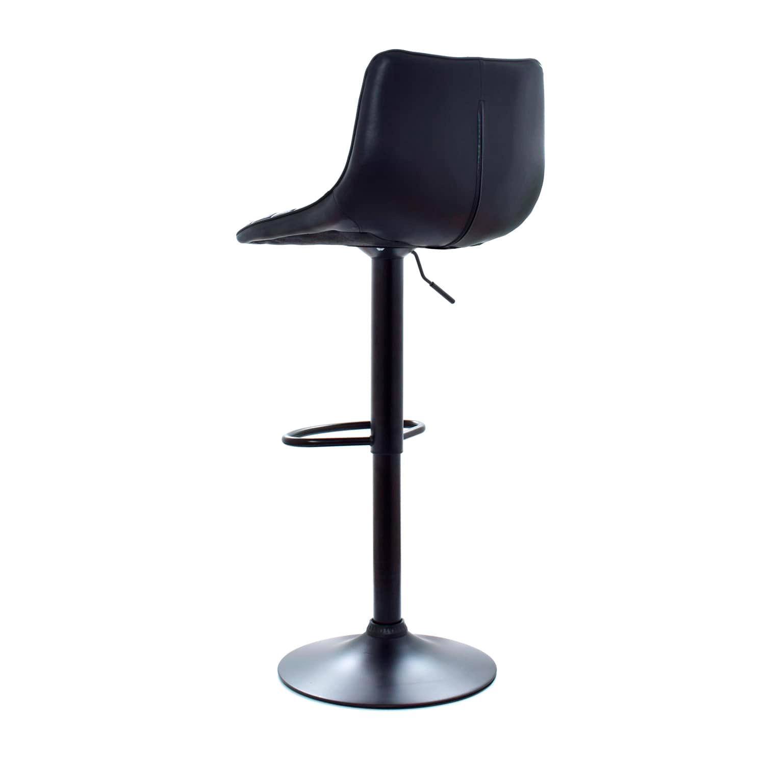 SILLA DE BAR PATRICK EN NEGRO REGULABLE ALTURA OFIDEAS - 5