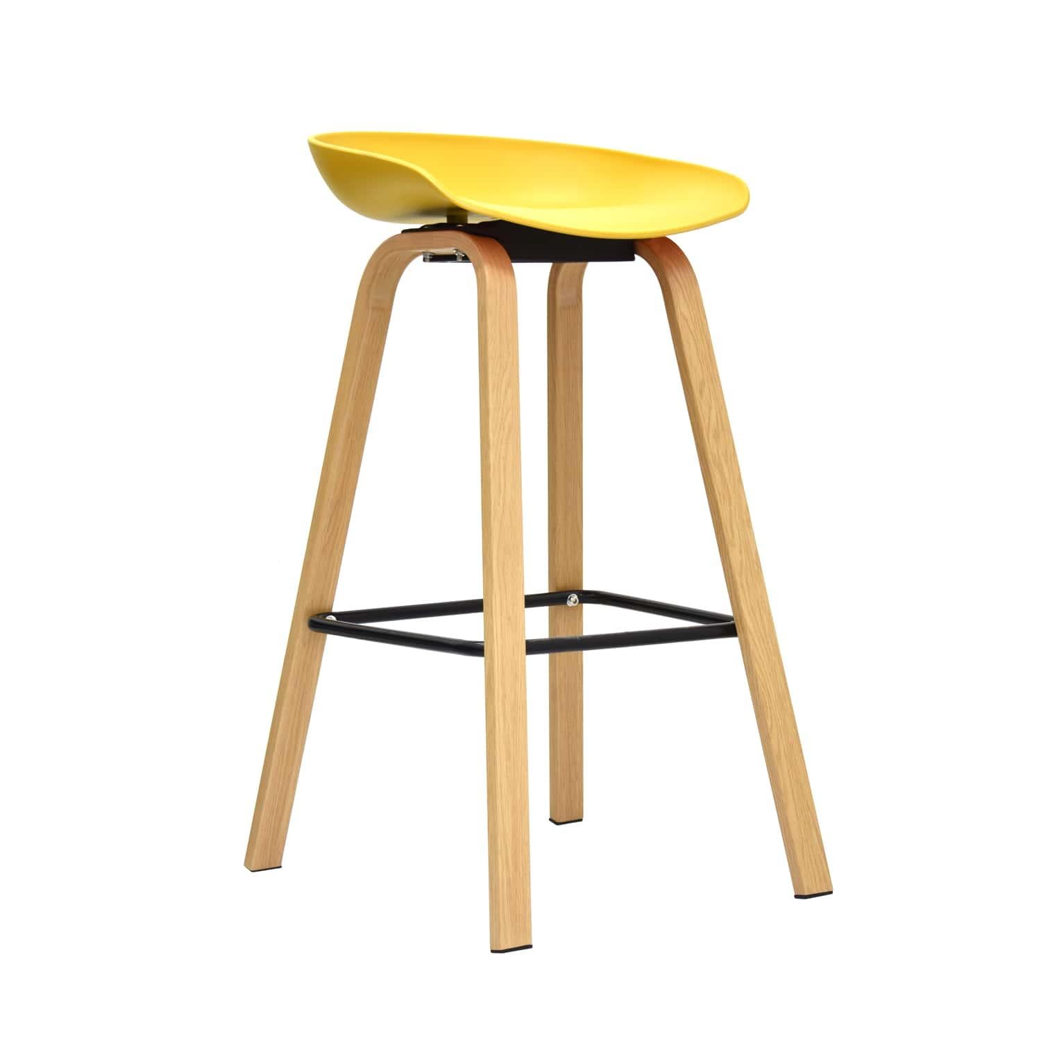 SILLA PARA BAR MISURI BUTACO 75 CM. AMARILLO OFIDEAS - 1