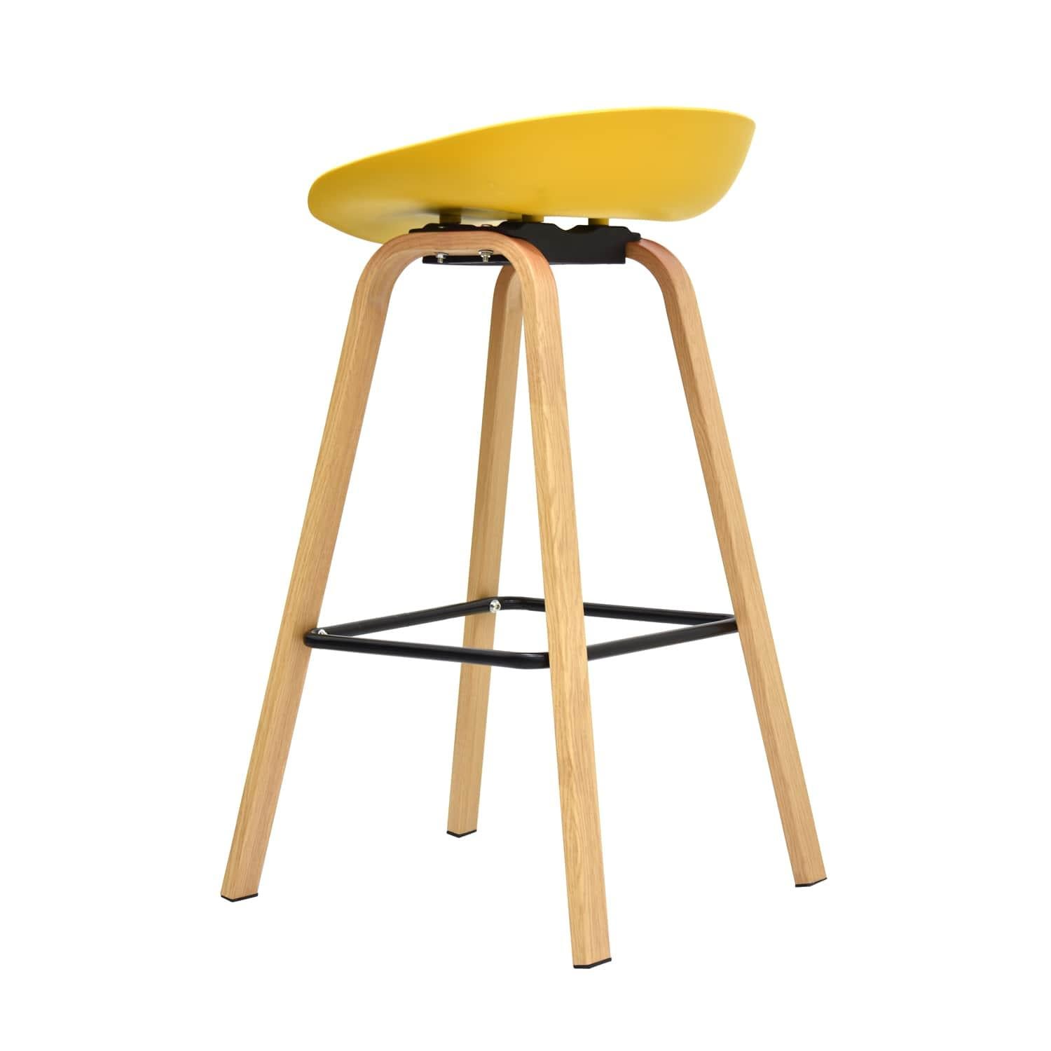 SILLA PARA BAR MISURI BUTACO 75 CM. AMARILLO OFIDEAS - 4