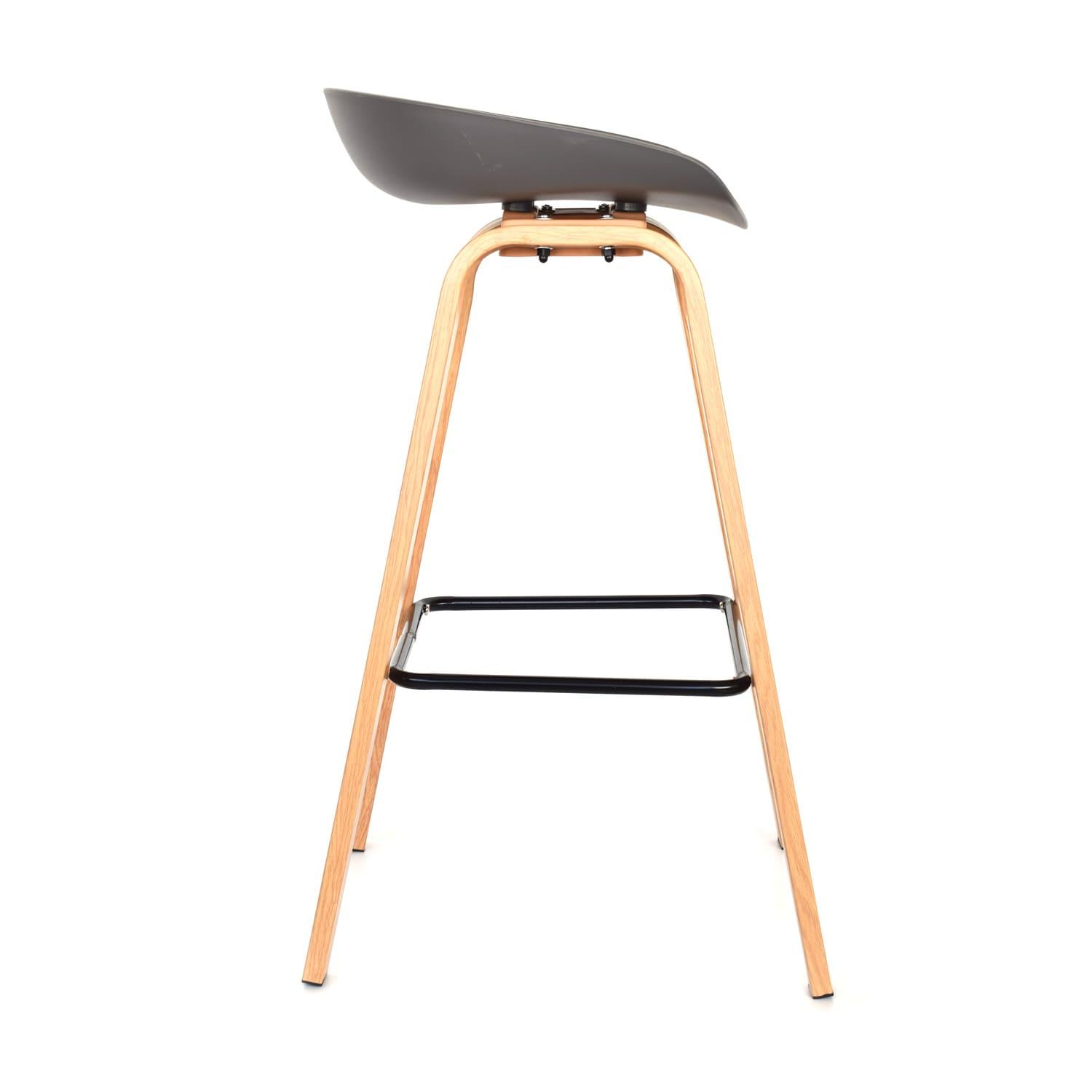 SILLA PARA BAR MISURI BUTACO 75 CM. GRIS CLARO OFIDEAS - 2
