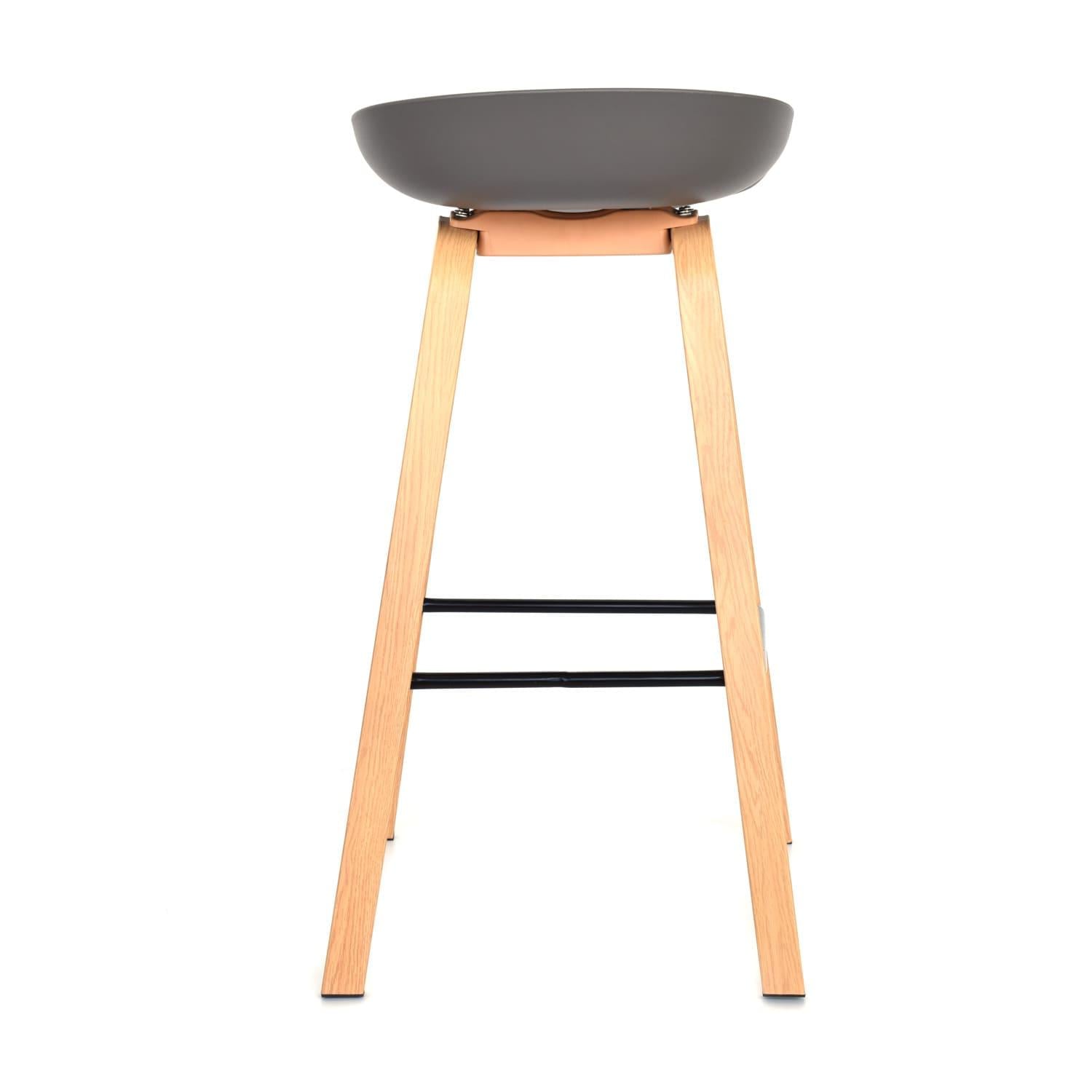SILLA PARA BAR MISURI BUTACO 75 CM. GRIS CLARO OFIDEAS - 5
