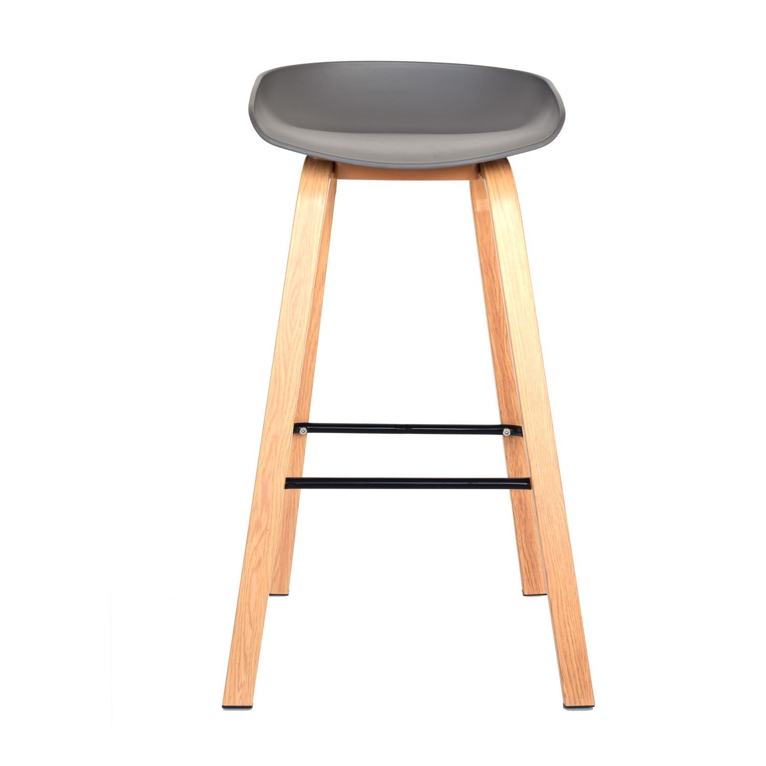 SILLA PARA BAR MISURI BUTACO 65 CM. GRIS CLARO OFIDEAS - 3