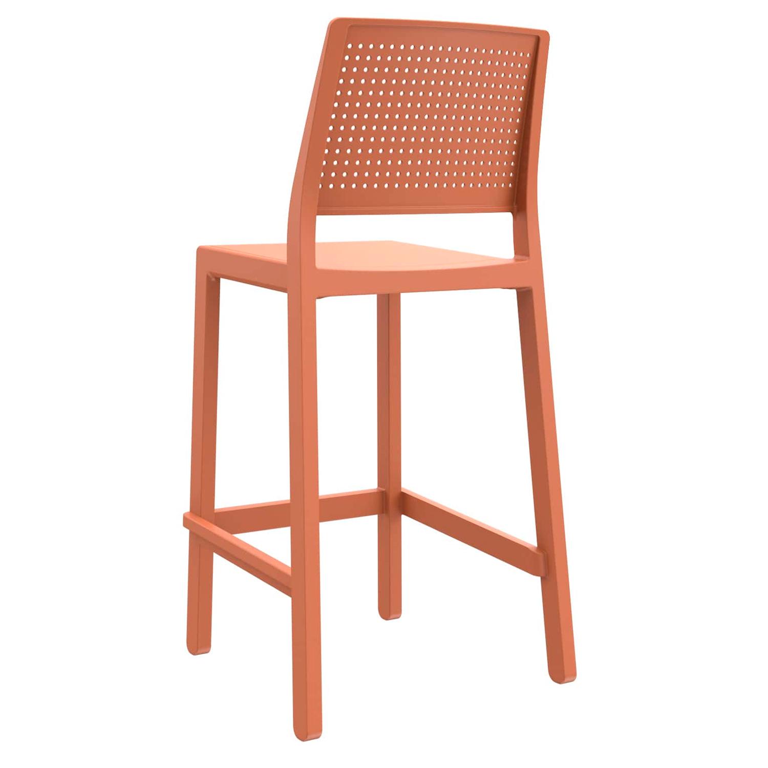 SILLA DE BAR EMI 75 TERRACOTA OFIDEAS - 5