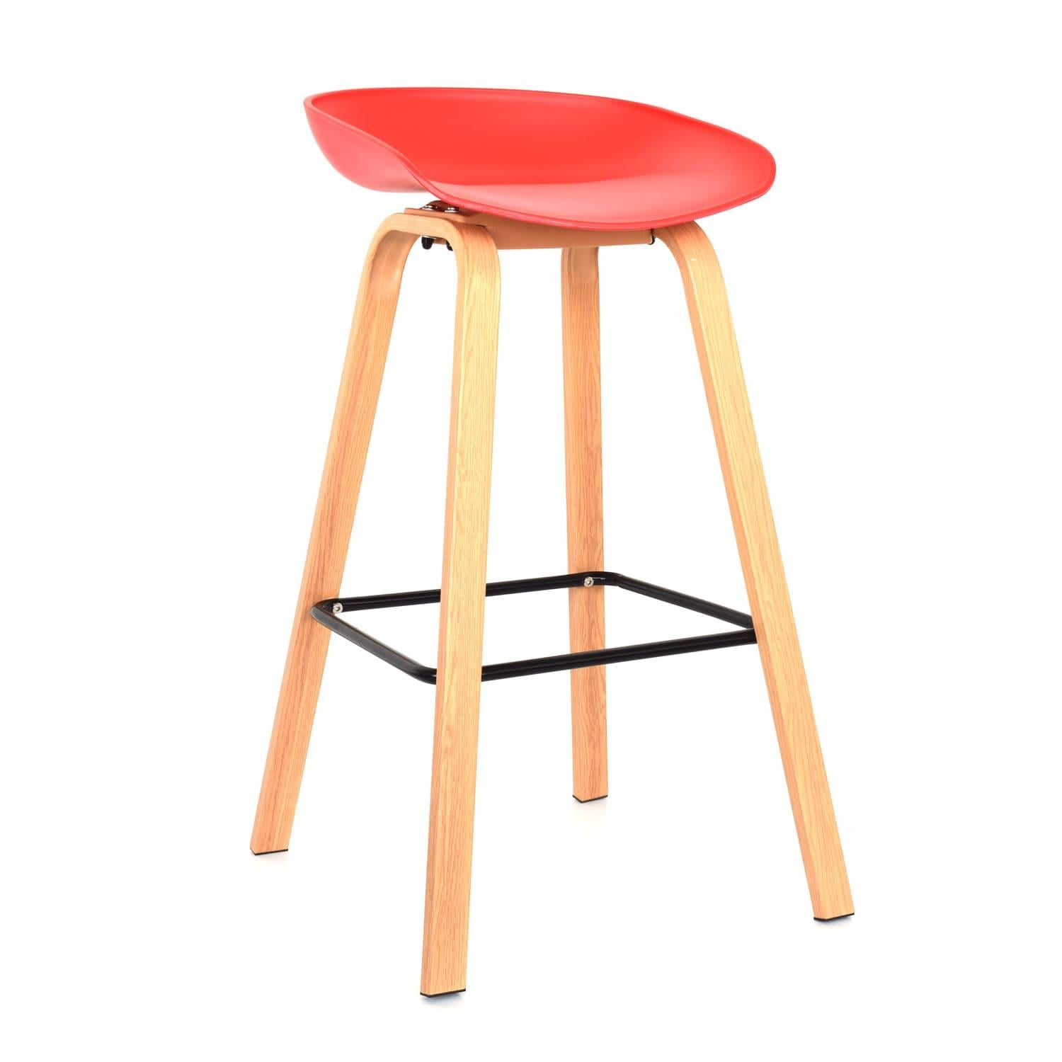 SILLA PARA BAR MISURI BUTACO 75 CM. ROJO OFIDEAS - 1