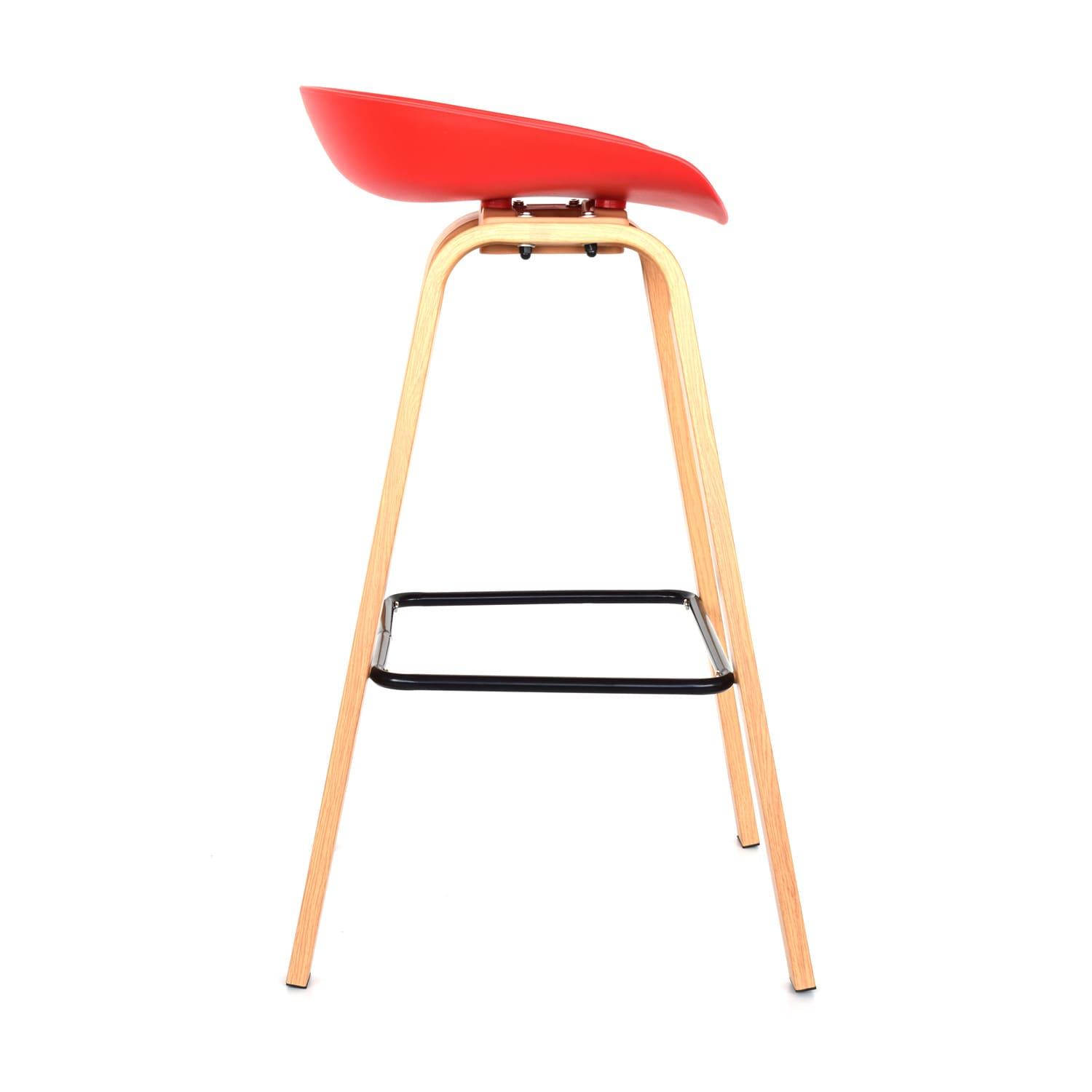 SILLA PARA BAR MISURI BUTACO 75 CM. ROJO OFIDEAS - 2