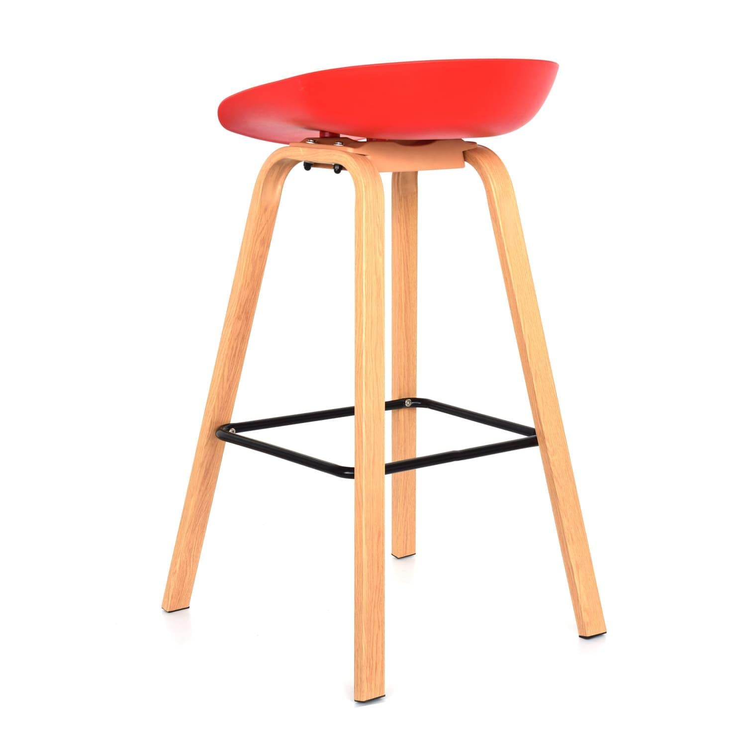 SILLA PARA BAR MISURI BUTACO 75 CM. ROJO OFIDEAS - 4