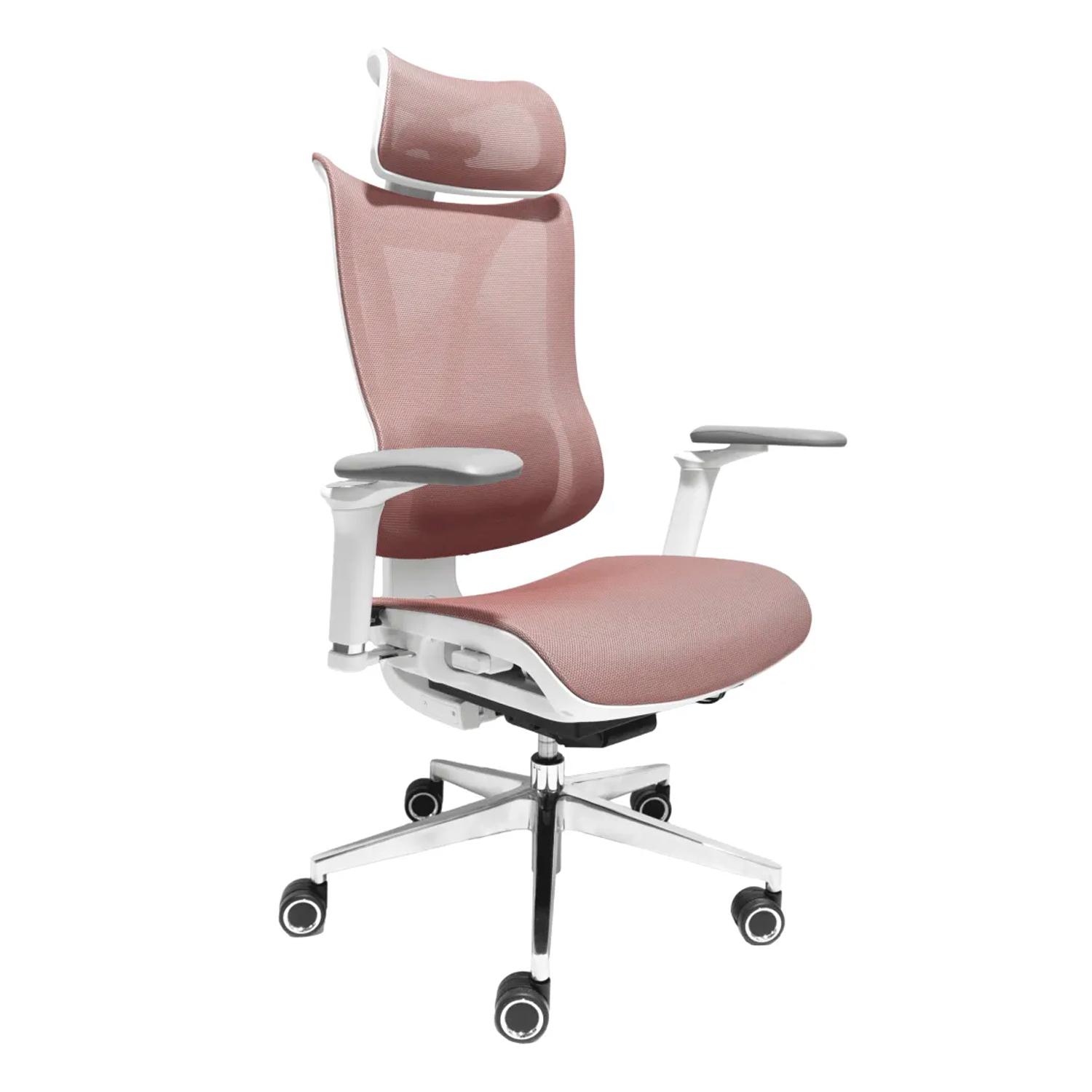 SILLA ERGONÓMICA LUMERA PREMIUM ROSA OFIDEAS - 1