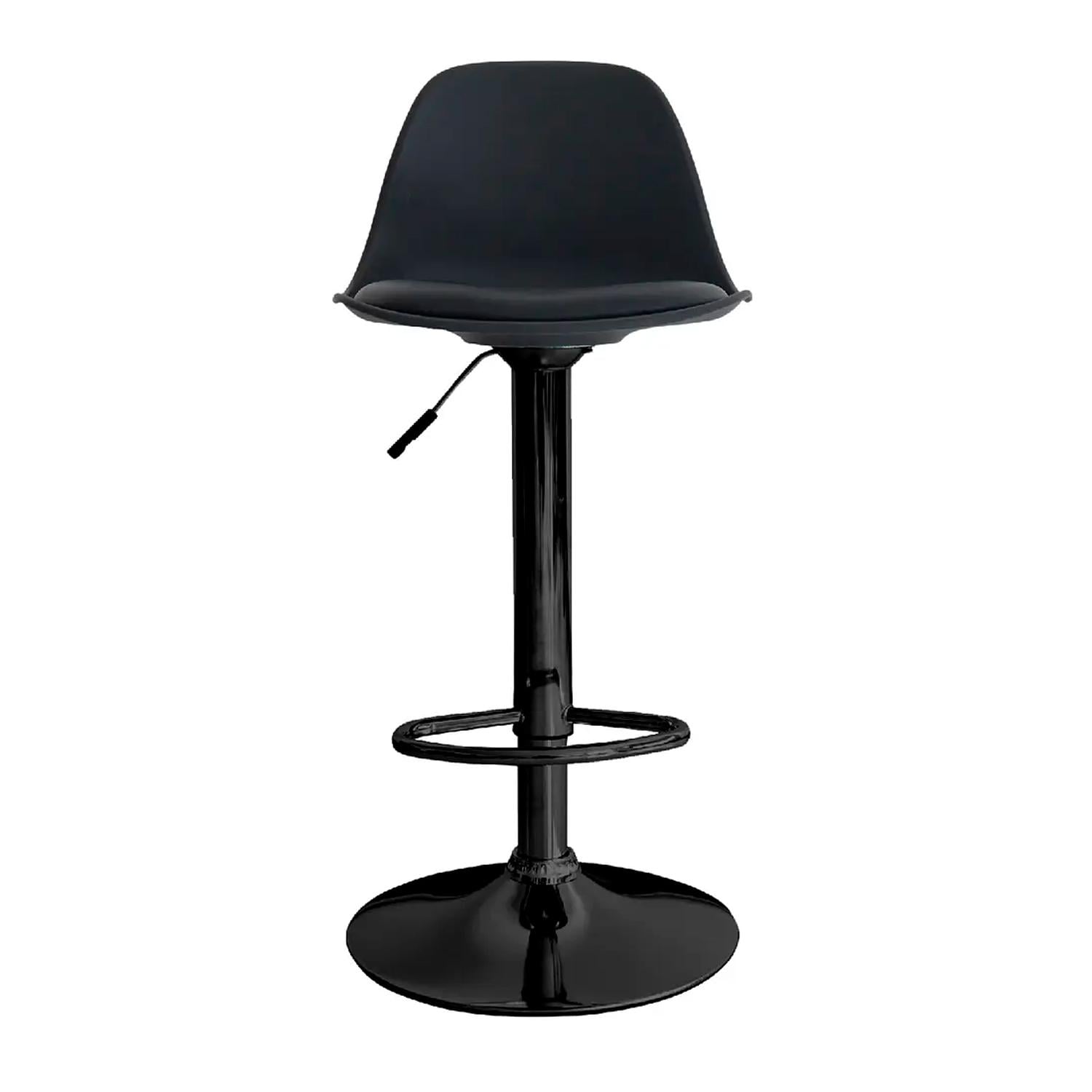 SILLA PARA BAR REGULABLE BOAT NEGRO EN OFIDEAS - 2