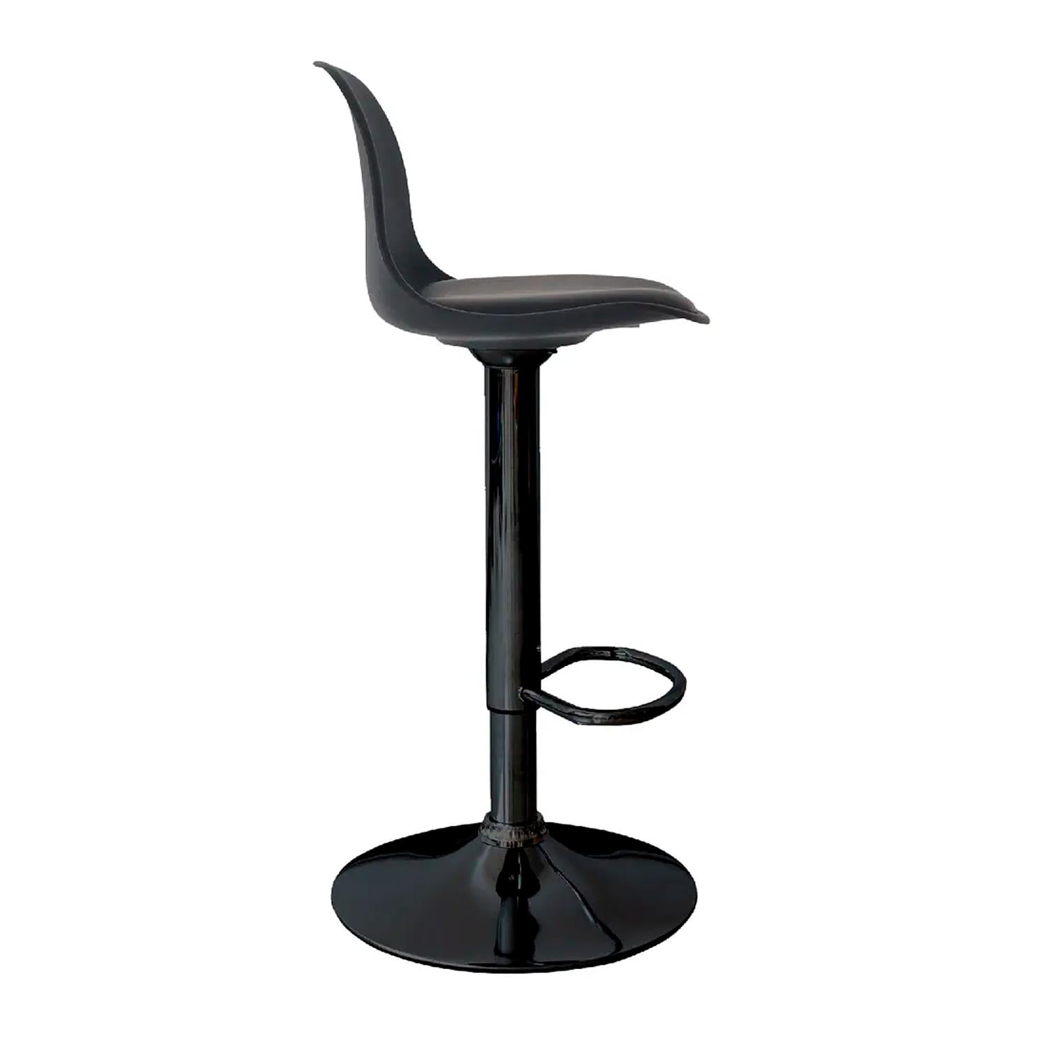 SILLA PARA BAR REGULABLE BOAT NEGRO EN OFIDEAS - 3