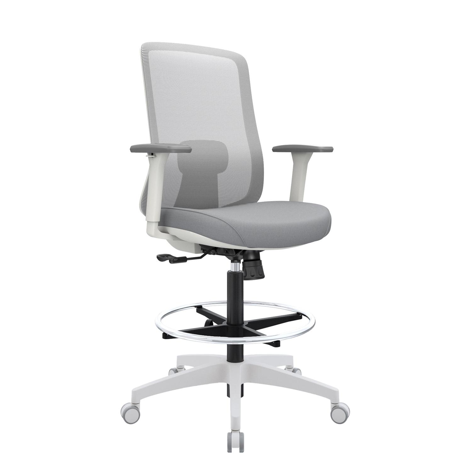 SILLA MILANO CAJERO ERGONÓMICA BN AC GRIS OFIDEAS - 1