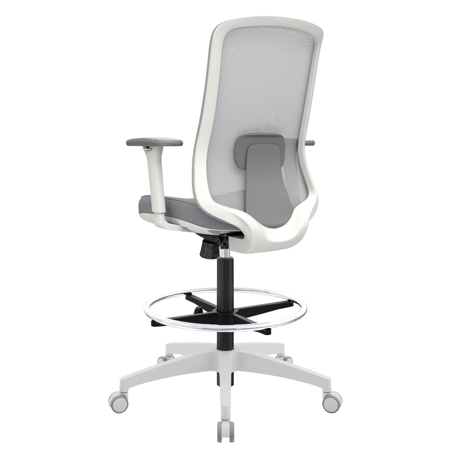SILLA MILANO CAJERO ERGONÓMICA BN AC GRIS OFIDEAS - 3