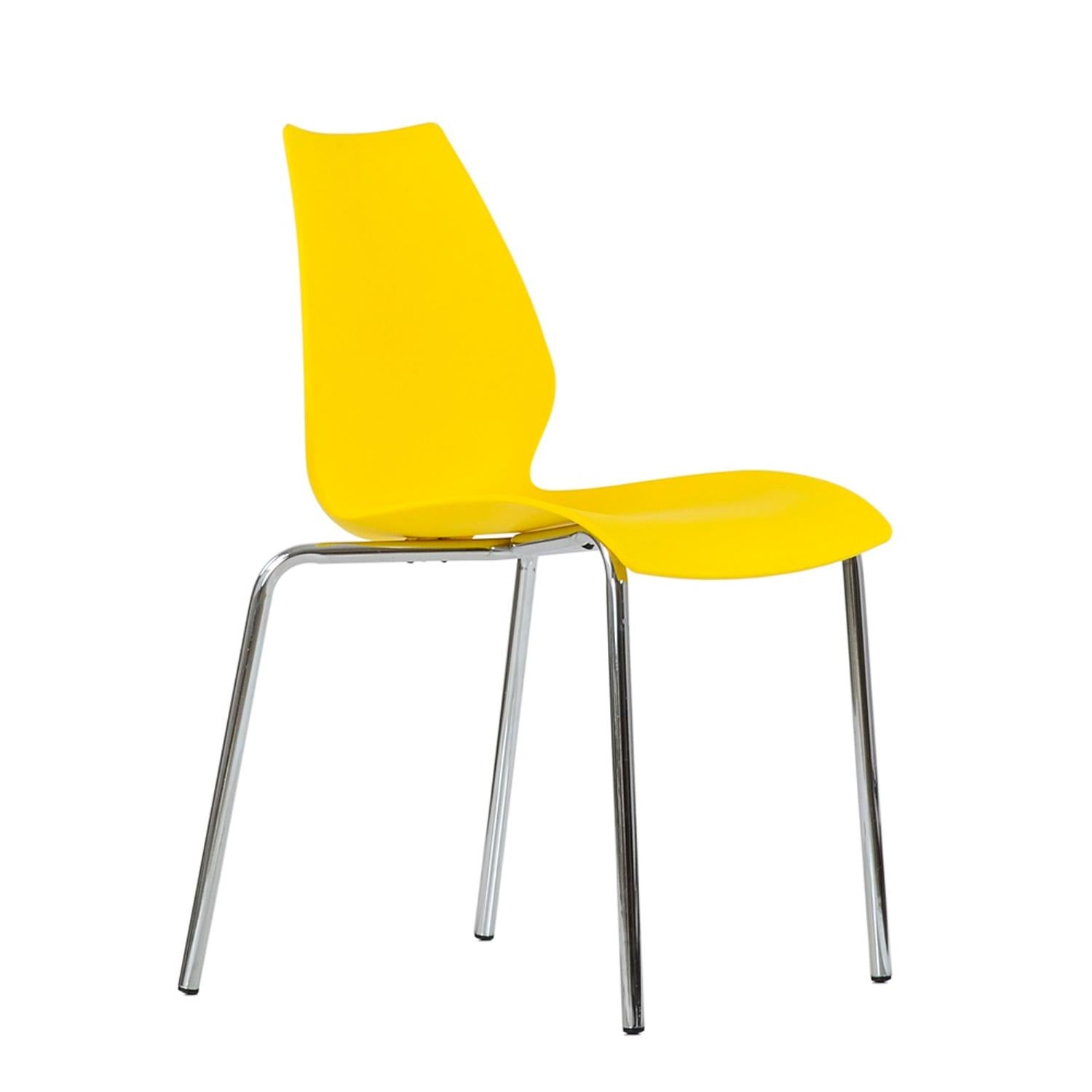 SILLA DE COMEDOR DISEÑO BRENDA AMARILLO OFIDEAS - 1