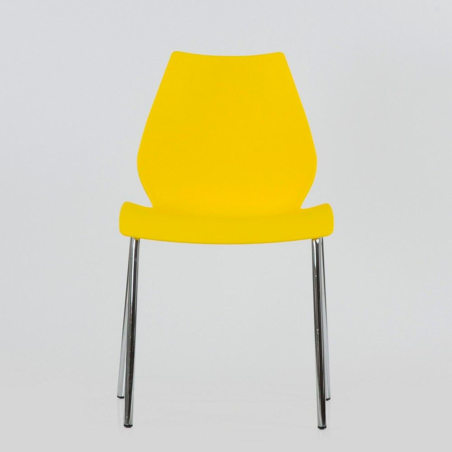 SILLA DE COMEDOR DISEÑO BRENDA AMARILLO OFIDEAS - 2