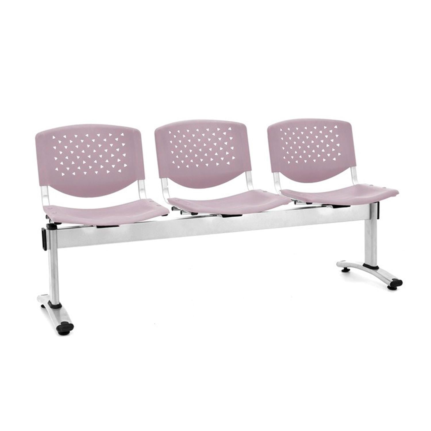 BANQUETA DE ESPERA PRISMA PRO GRIS 3 ASIENTOS EG OFIDEAS - 1