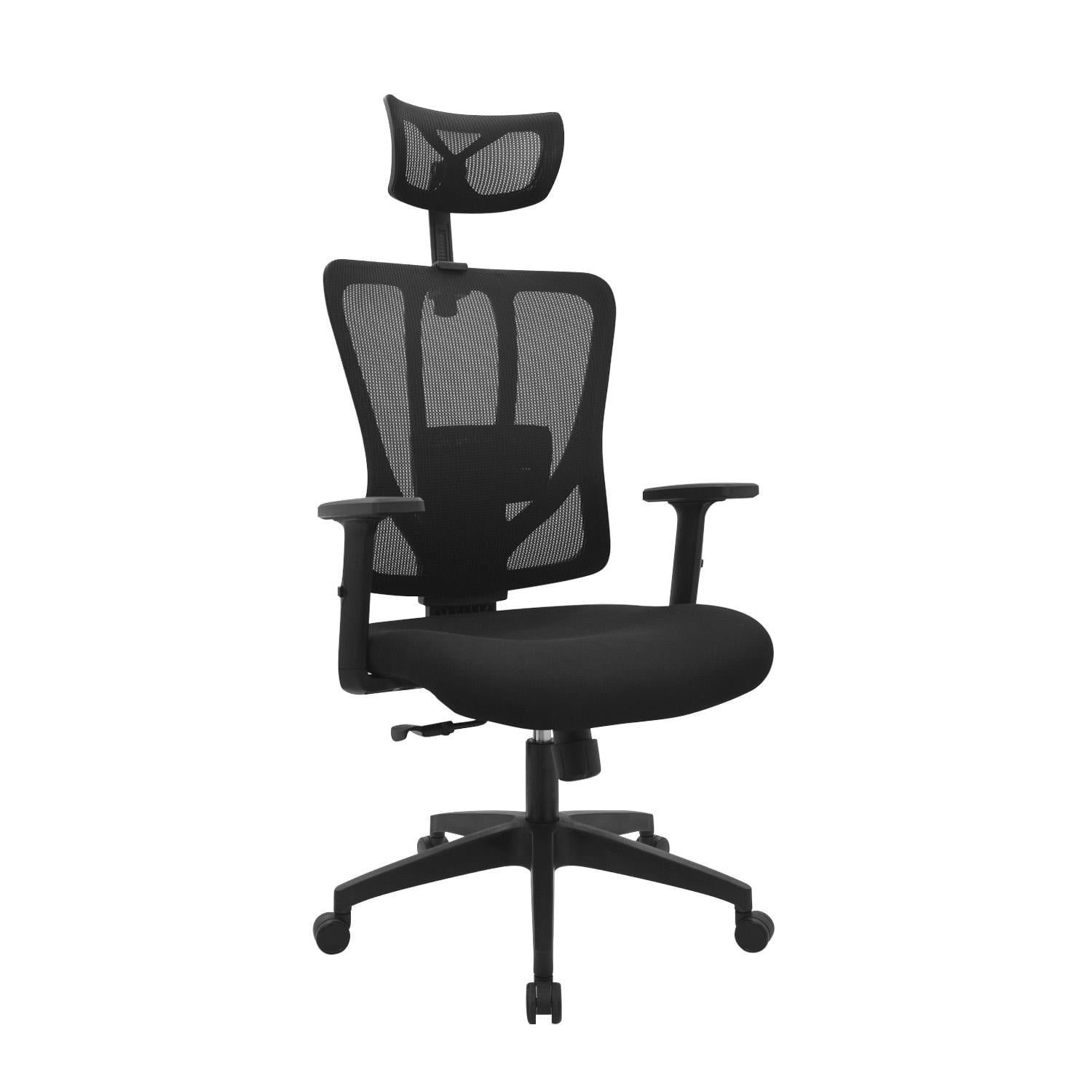 SILLA ERGONÓMICA LIAM PRESIDENTE NEGRO NYLON OFIDEAS - 1