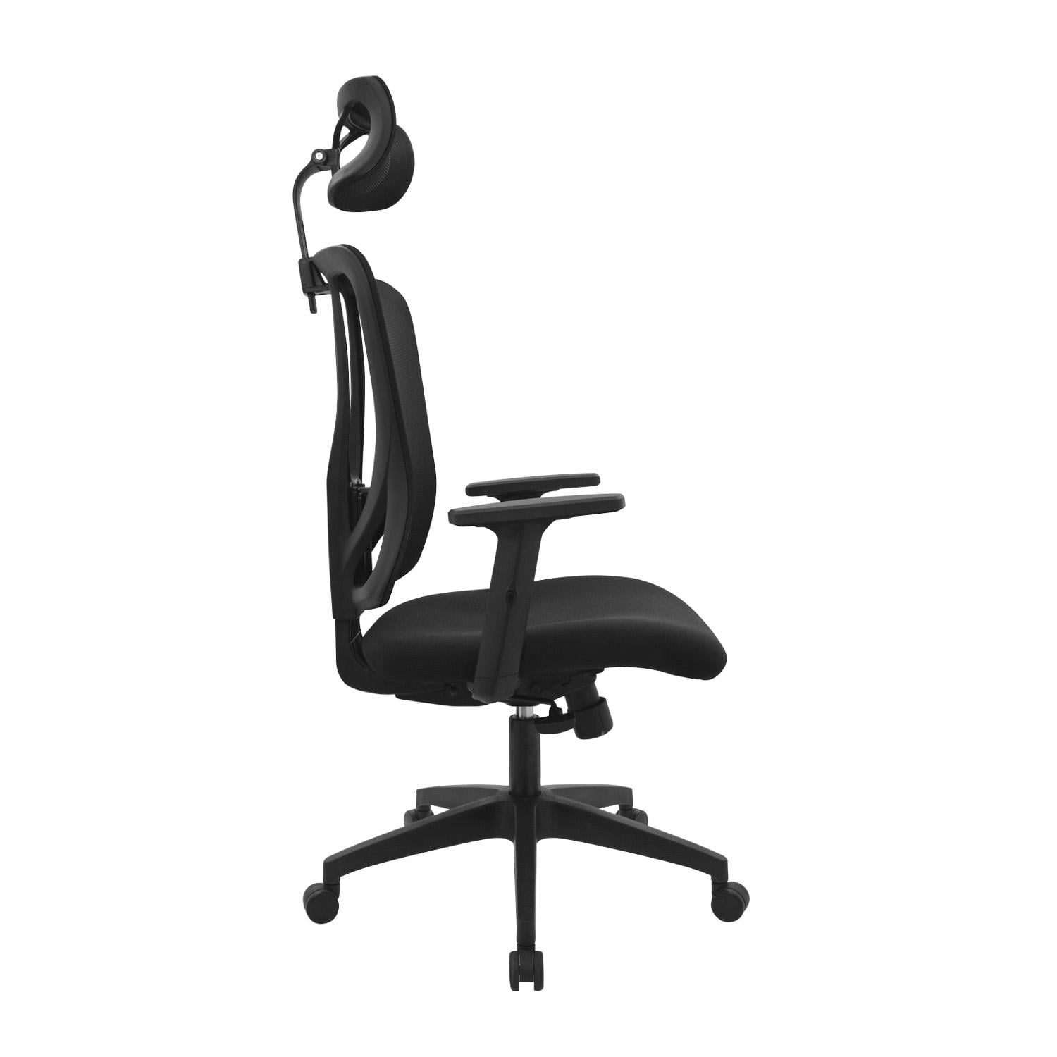 SILLA ERGONÓMICA LIAM PRESIDENTE NEGRO NYLON OFIDEAS - 3