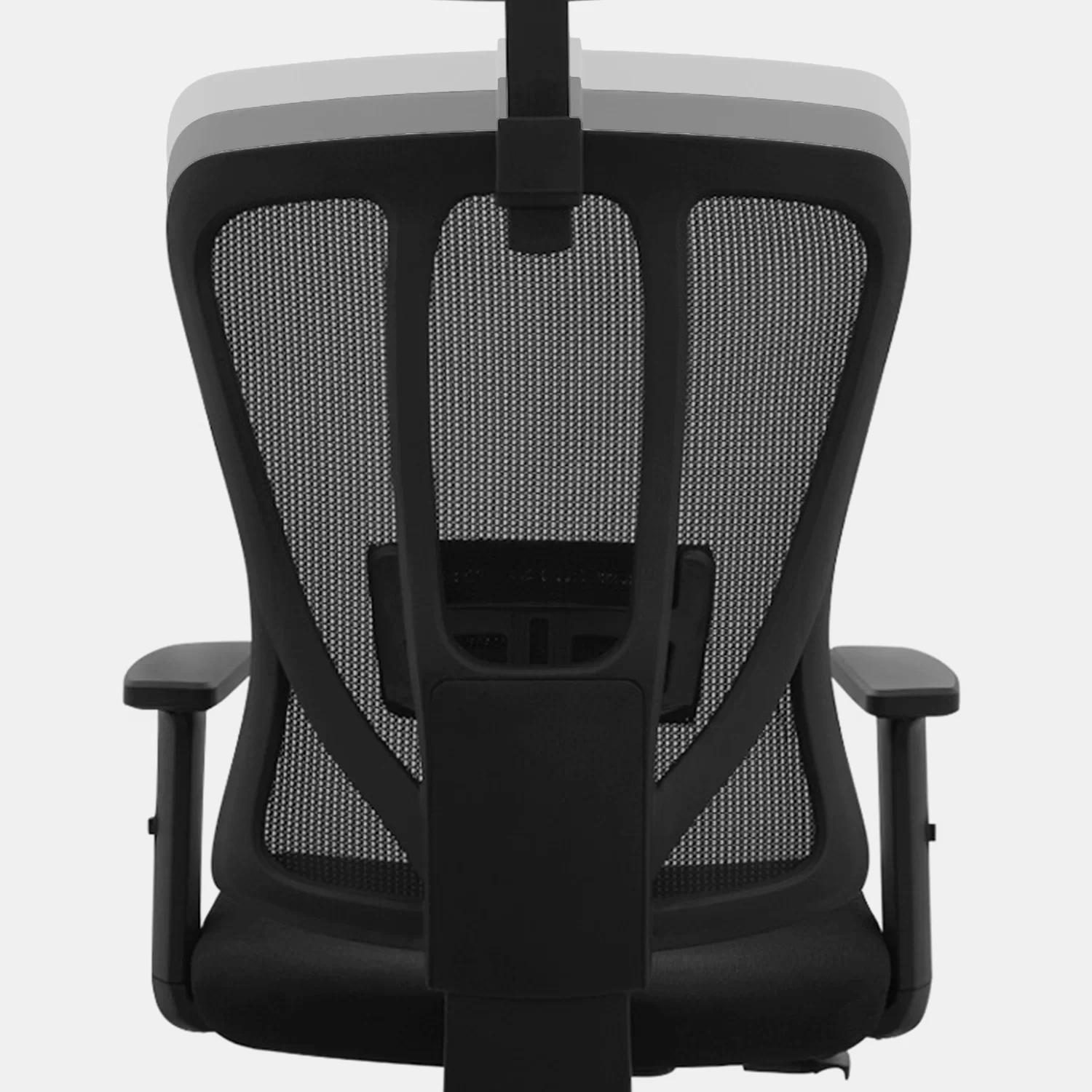 SILLA ERGONÓMICA LIAM PRESIDENTE NEGRO NYLON OFIDEAS - 8