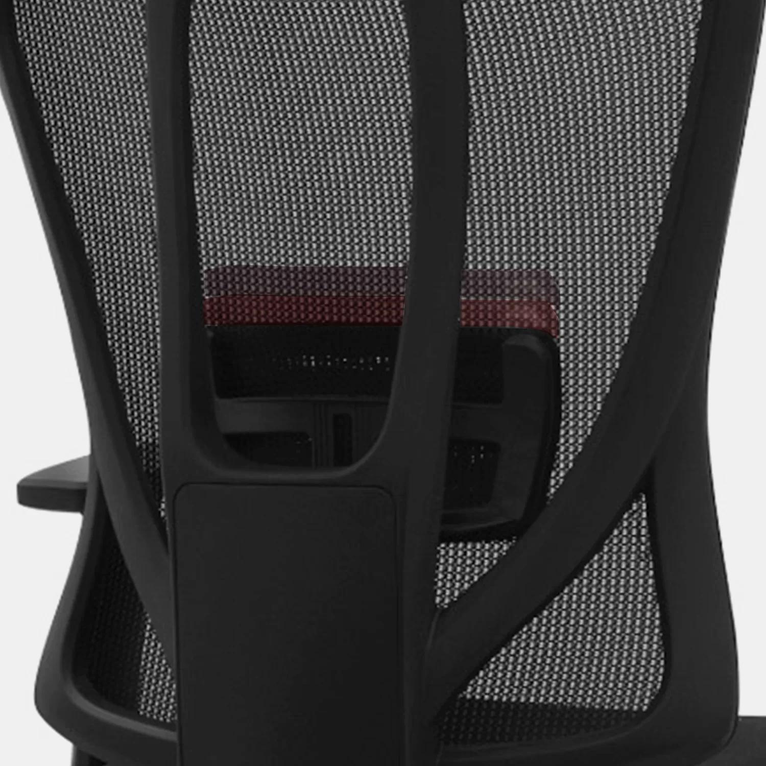 SILLA ERGONÓMICA LIAM PRESIDENTE NEGRO NYLON OFIDEAS - 9