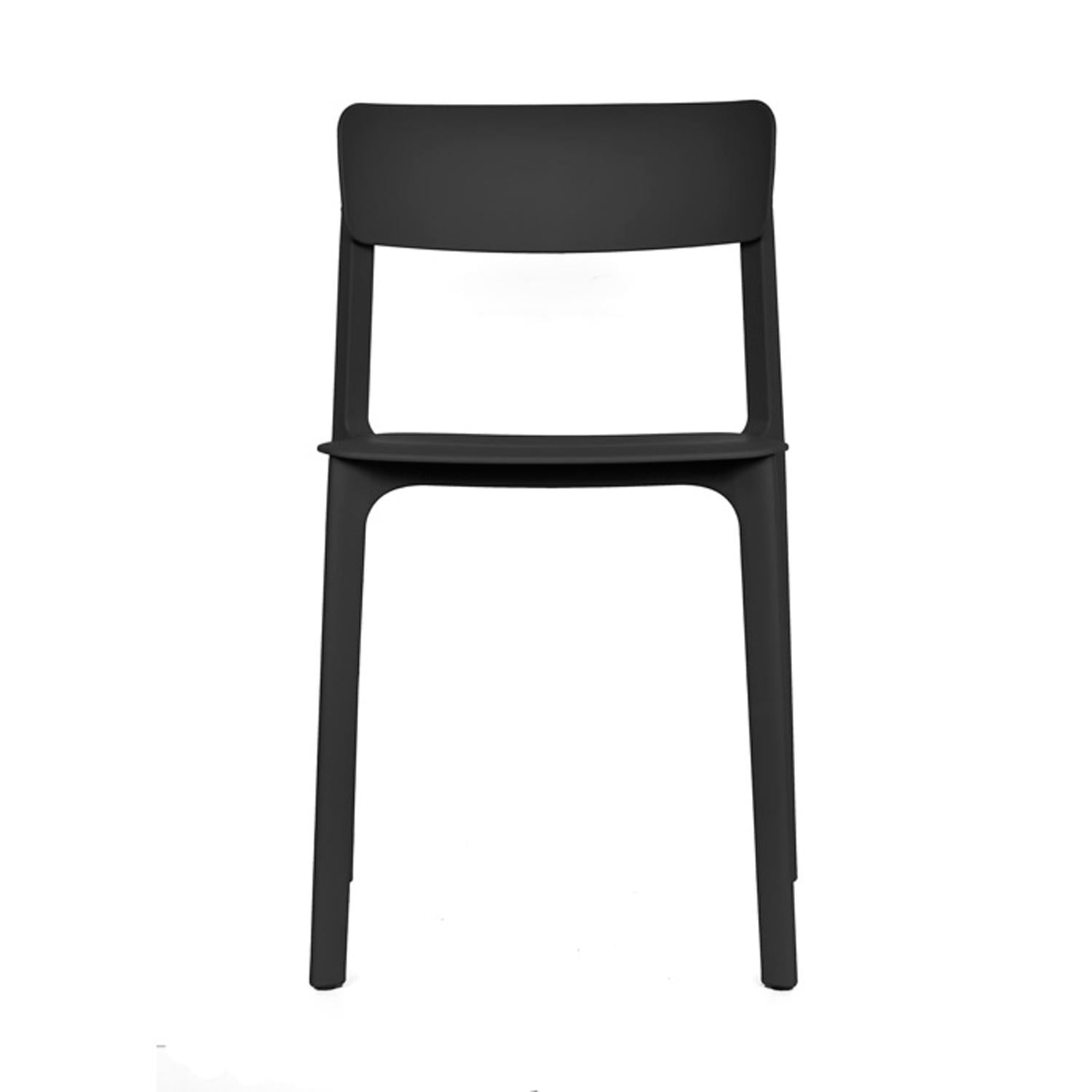 SILLA DE COMEDOR DISEÑO CLAY NEGRO OFIDEAS - 1