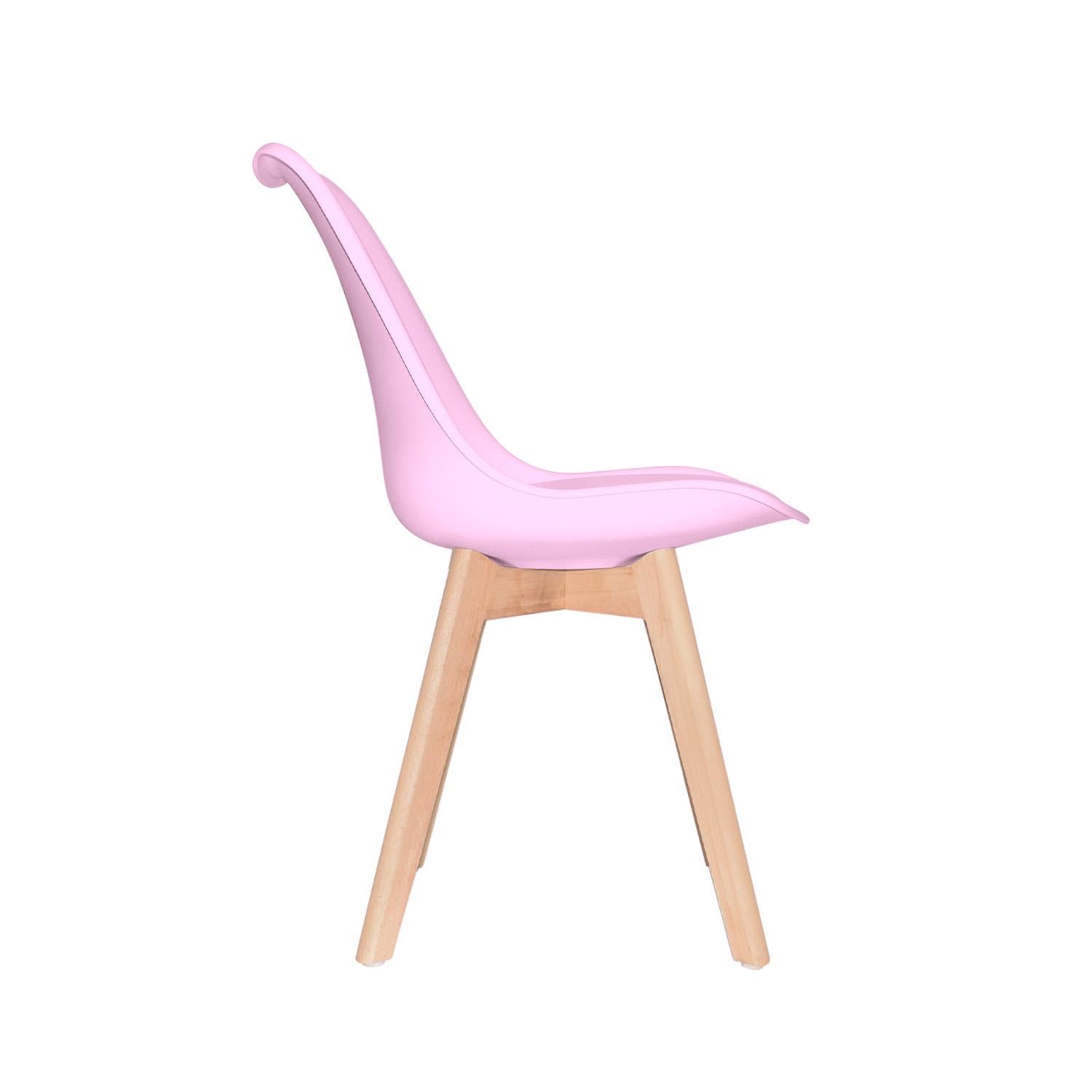 SILLA DE COMEDOR DISEÑO EMA ROSADO OFIDEAS - 3