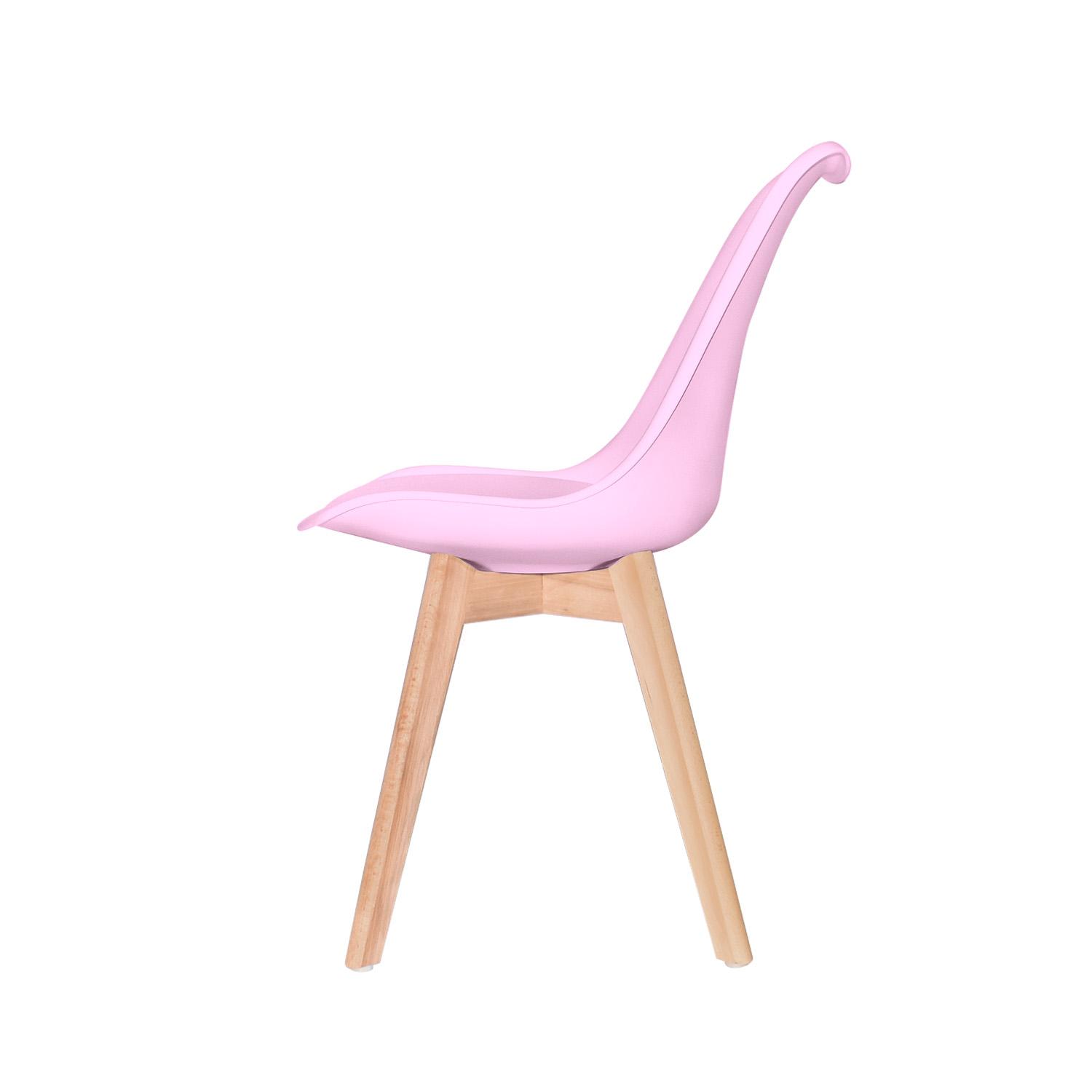 SILLA DE COMEDOR DISEÑO EMA ROSADO OFIDEAS - 4