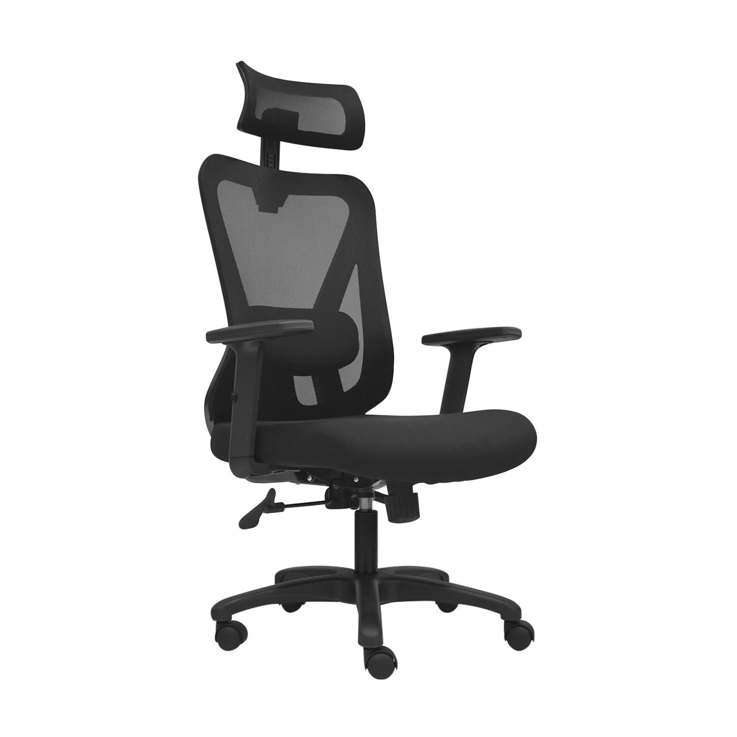 SILLA ERGONÓMICA DOLFIN LAP BRAZOS 1D PRESIDENTE NYLON NEGRO OFIDEAS - 1