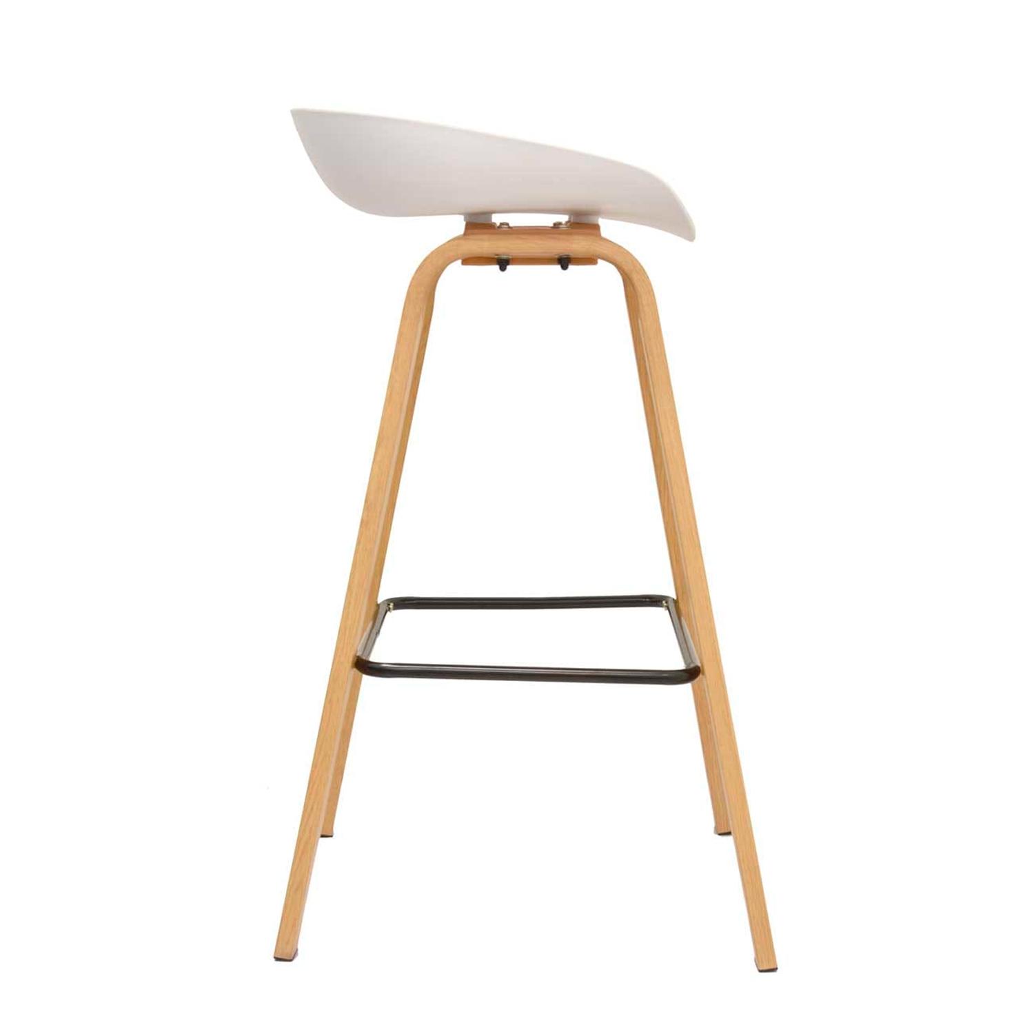 SILLA PARA BAR MISURI BUTACO 75 CM. BLANCO OFIDEAS - 3