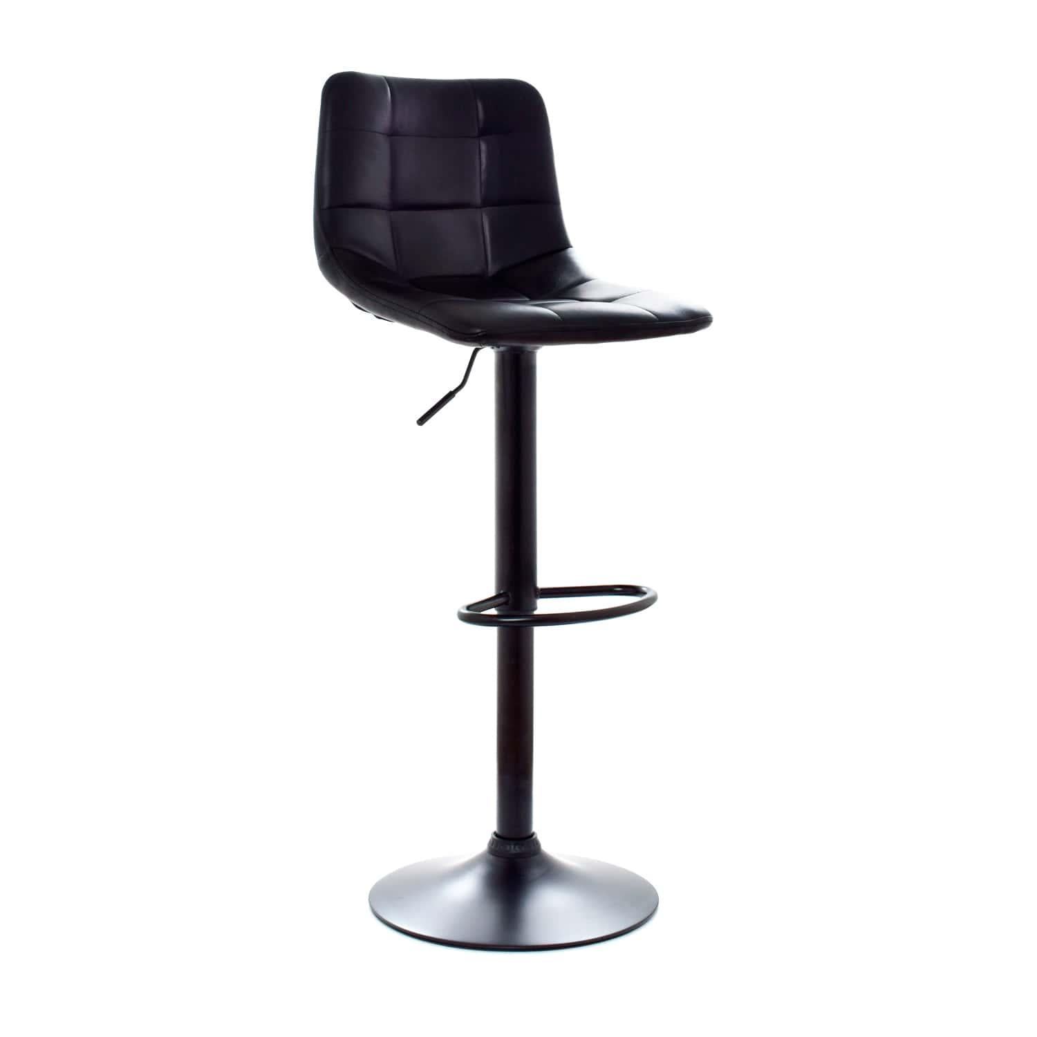 SILLA DE BAR JACK NEGRO BASE NEGRO OFIDEAS - 1