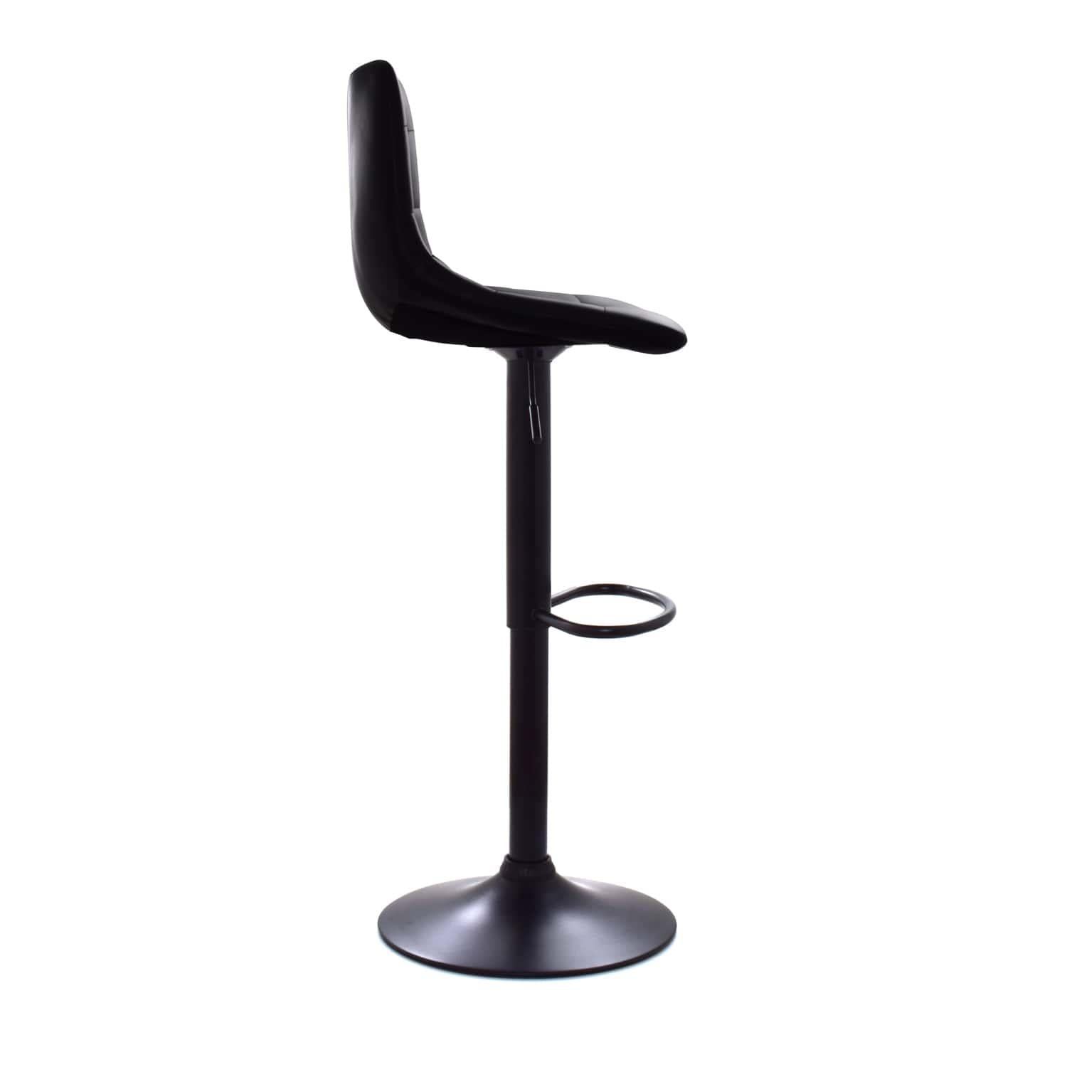 SILLA DE BAR JACK NEGRO BASE NEGRO OFIDEAS - 3