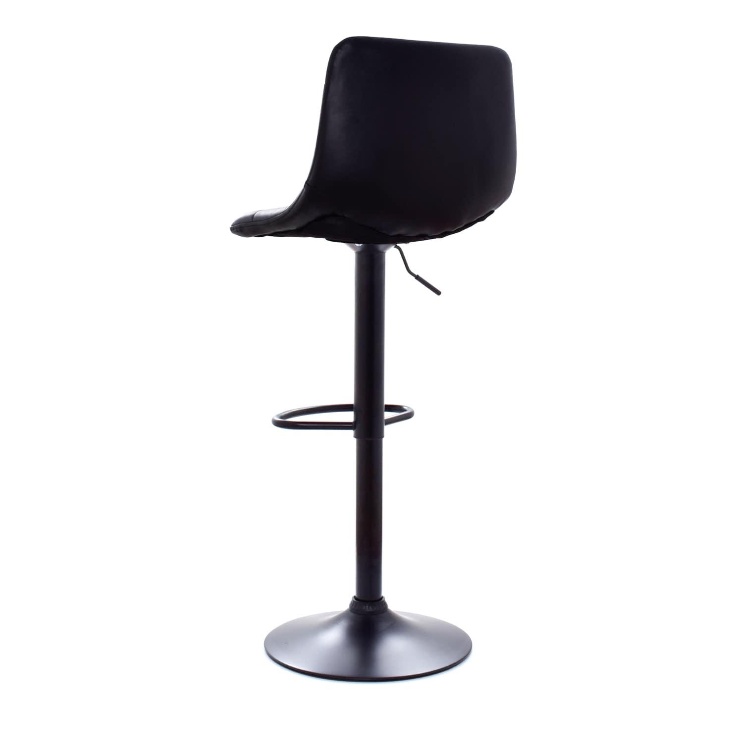 SILLA DE BAR JACK NEGRO BASE NEGRO OFIDEAS - 5