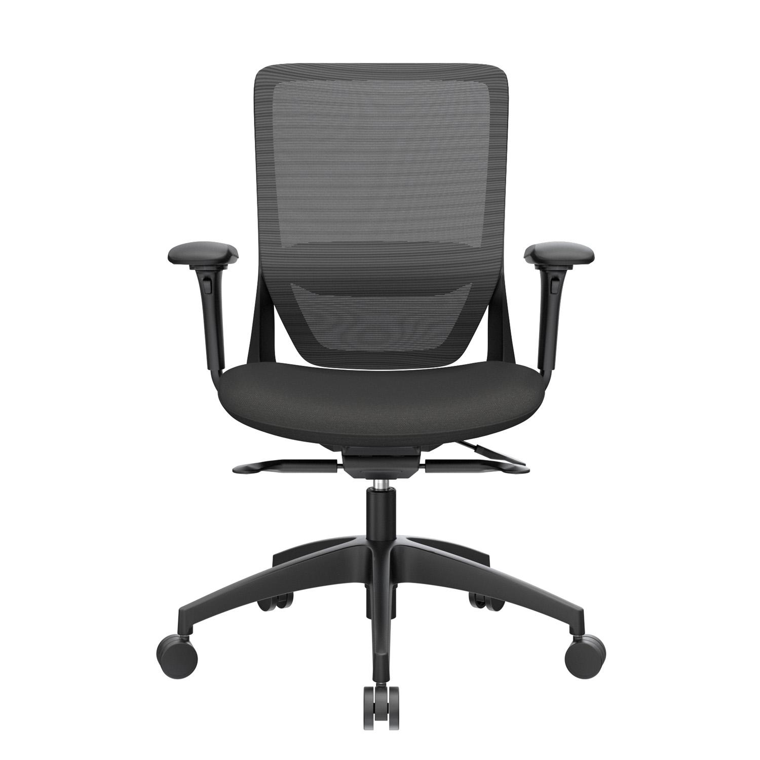 SILLA ERGONÓMICA LOOP GERENTE 4D NYLON NEGRO OFIDEAS - 2