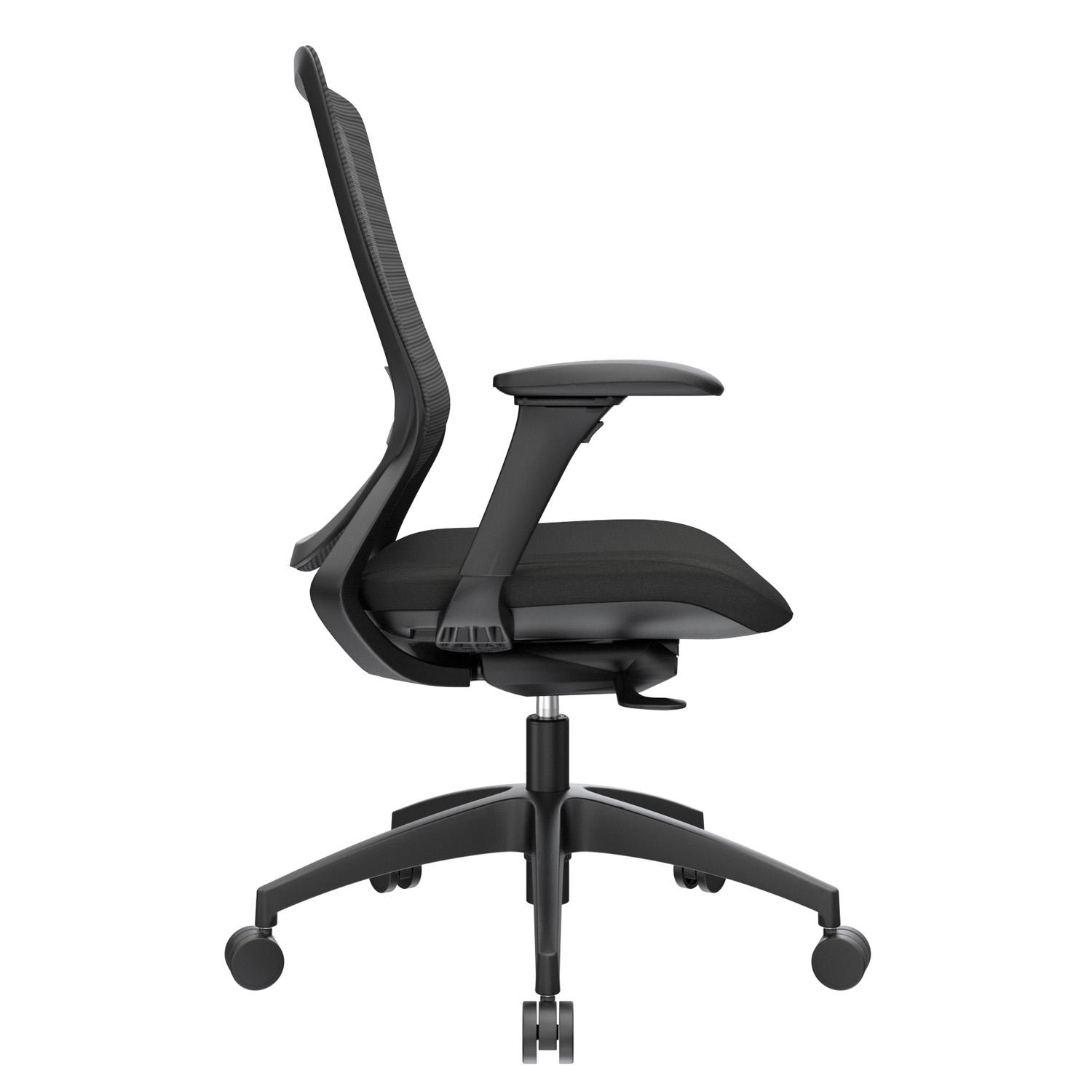 SILLA ERGONÓMICA LOOP GERENTE 4D NYLON NEGRO OFIDEAS - 4