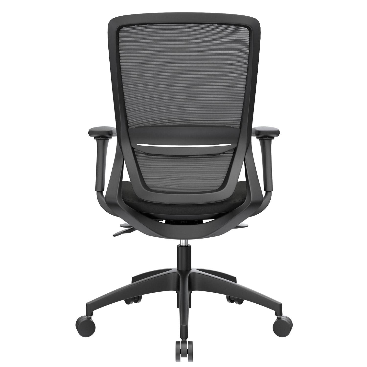 SILLA ERGONÓMICA LOOP GERENTE 4D NYLON NEGRO OFIDEAS - 5