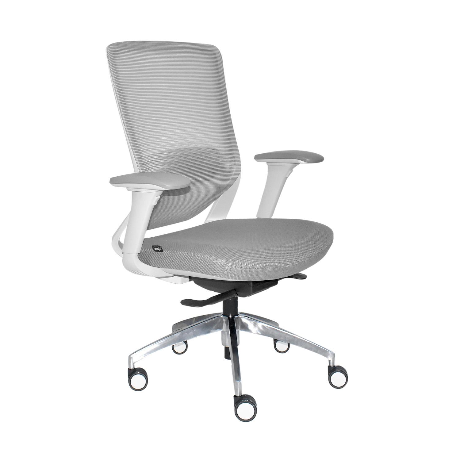 SILLA ERGONÓMICA LOOP GERENTE 4D ALUMINIO GRIS OFIDEAS - 1