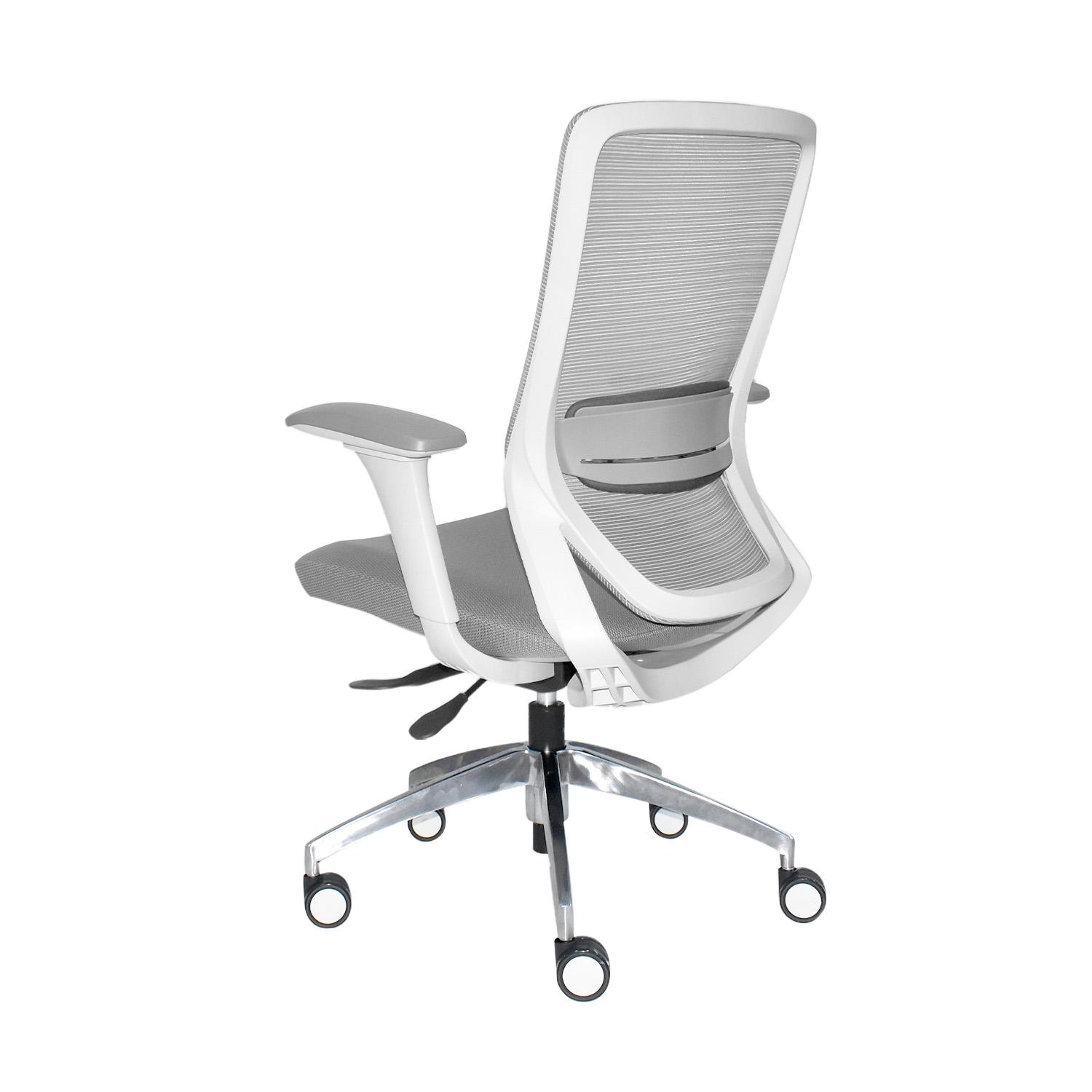 SILLA ERGONÓMICA LOOP GERENTE 4D ALUMINIO GRIS OFIDEAS - 4
