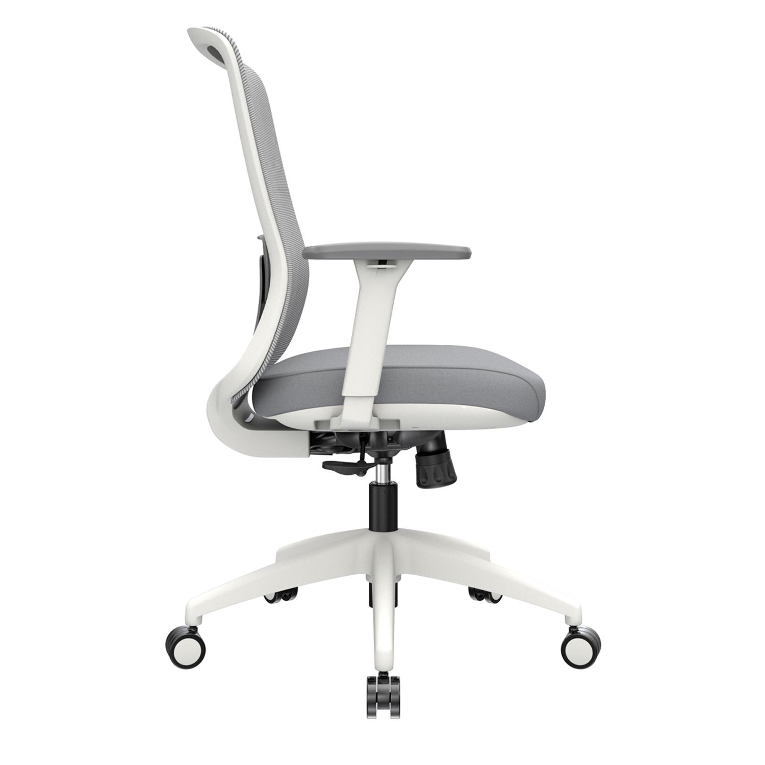 SILLA ERGONÓMICA MILANO GERENTE NYLON GRIS OFIDEAS - 3