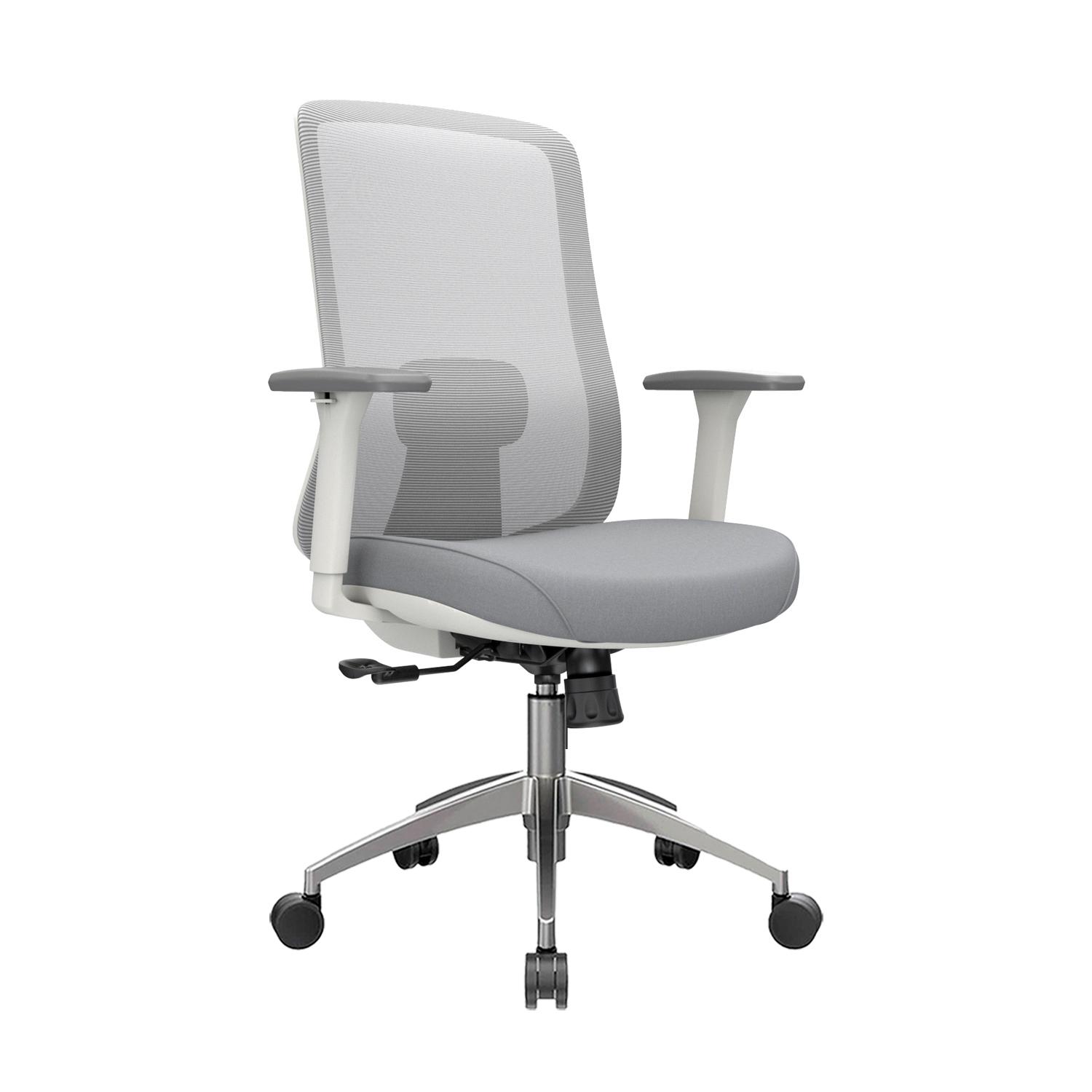 SILLA ERGONÓMICA MILANO GERENTE ALUMINIO GRIS OFIDEAS - 1